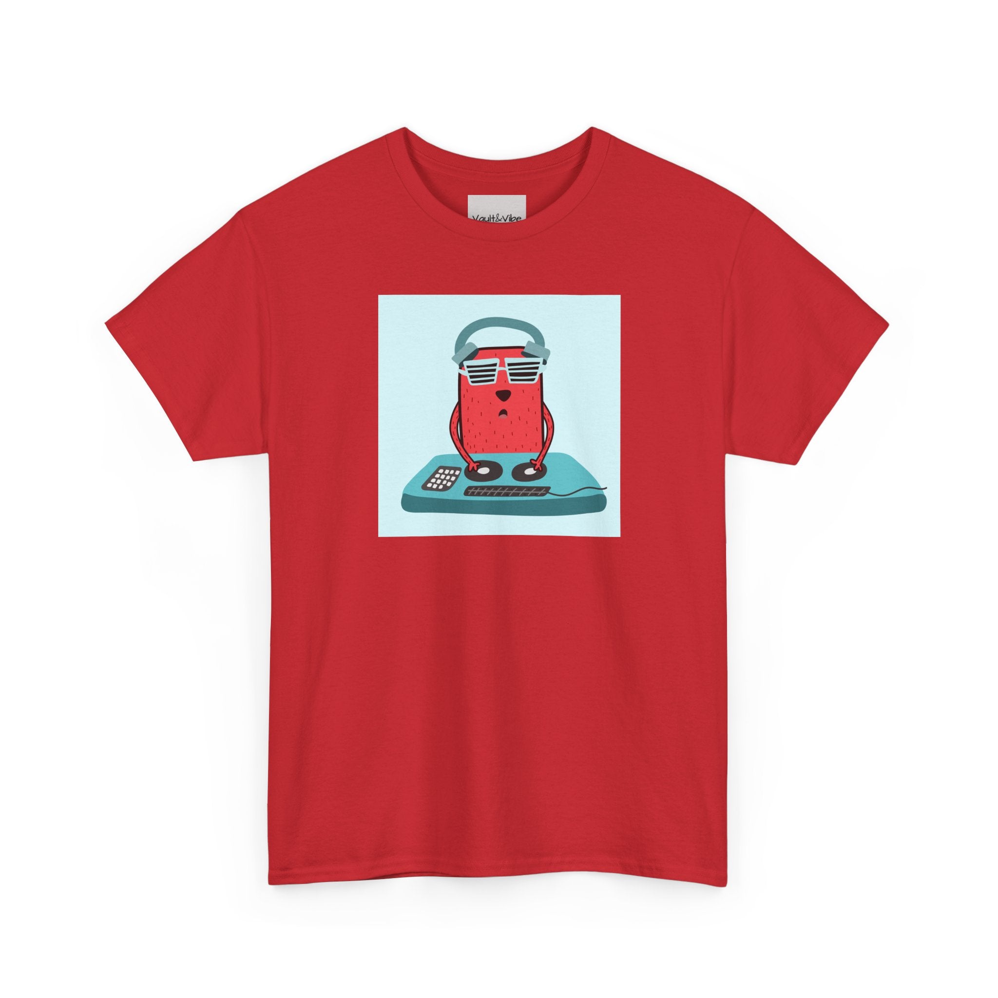 Retro DJ Dog T-Shirt — Funny DJ Dog Tee