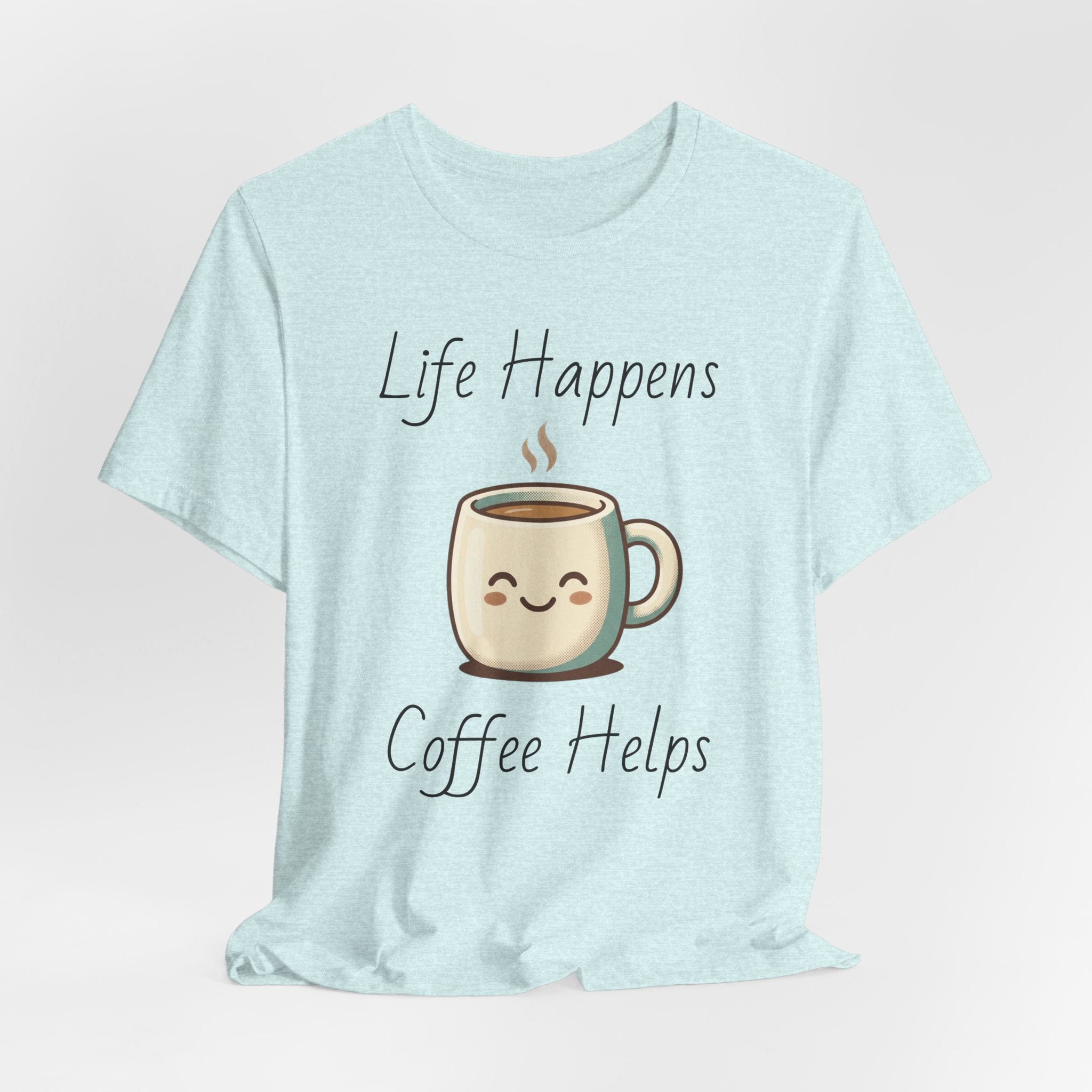 Coffee Cup Tee — Cute Steaming Coffee Graphic T-Shirt