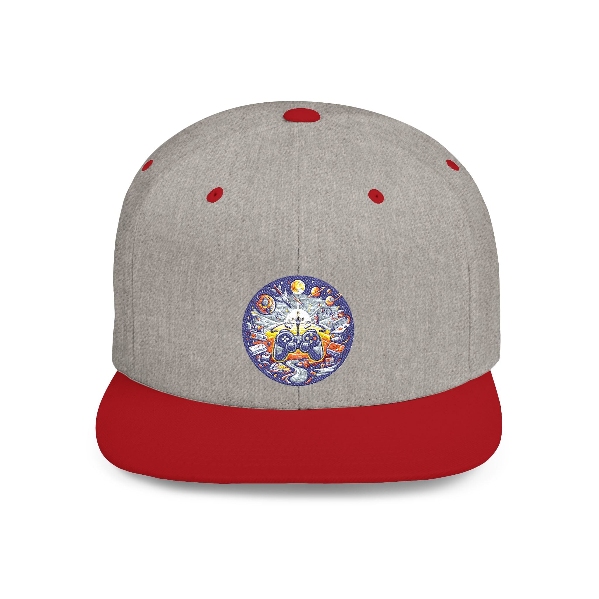 Embroidered Cosmic Gamer Snapback Hat