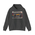 Boom Box Hoodie — Retro Boombox Graphic Pullover