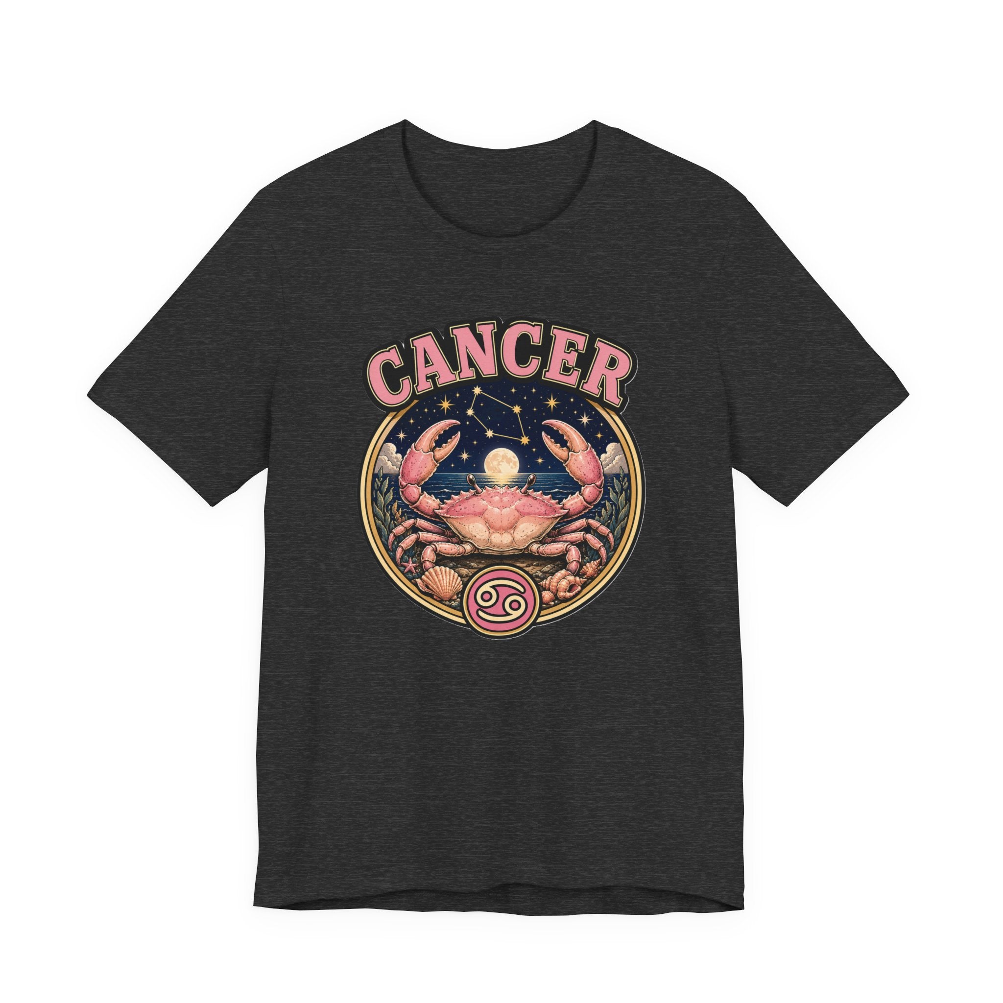 Cancer Zodiac T-Shirt — Retro Crab Astrology Tee