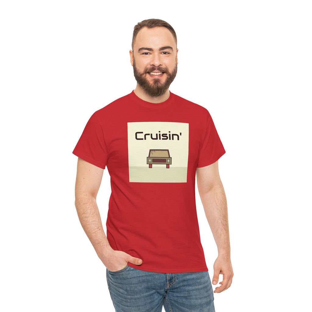 Cruisin' Vintage Car Tee — Retro Road Trip Graphic T-Shirt