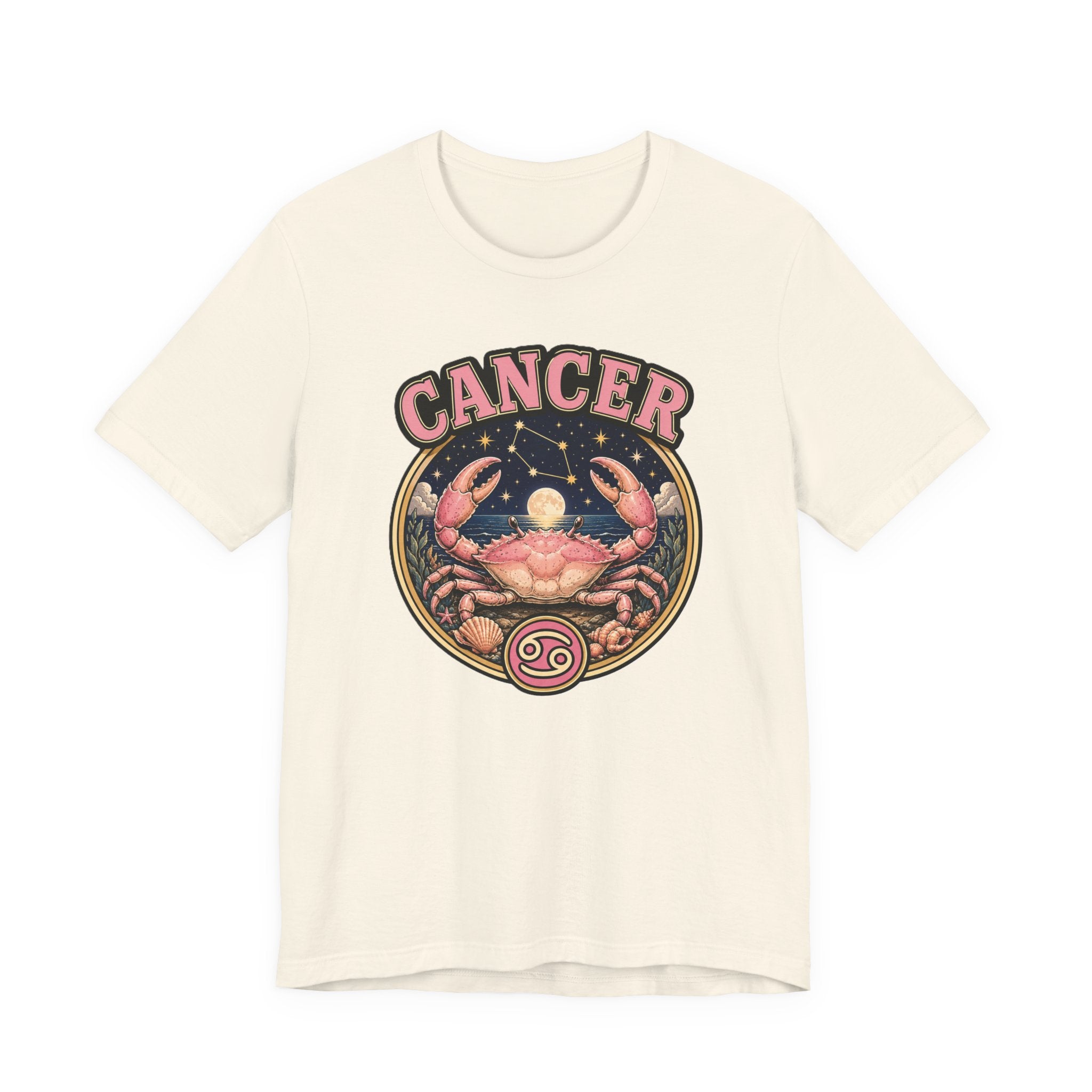 Cancer Zodiac T-Shirt — Retro Crab Astrology Tee