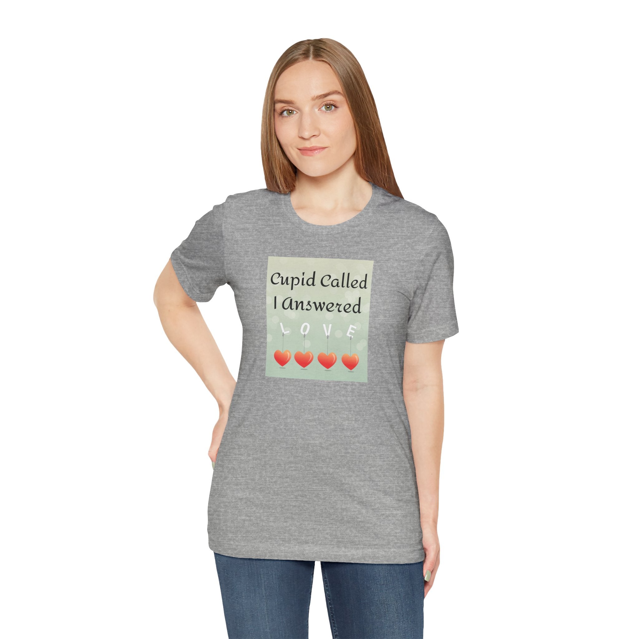 Cupid Called I Answered Tee — Valentine’s Day Heart Love Graphic Shirt