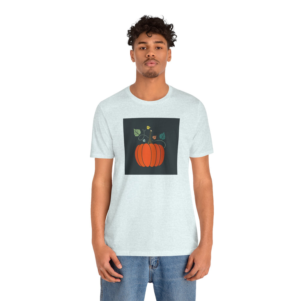 Pumpkin Illustration Tee — Autumn Pumpkin Graphic T-Shirt