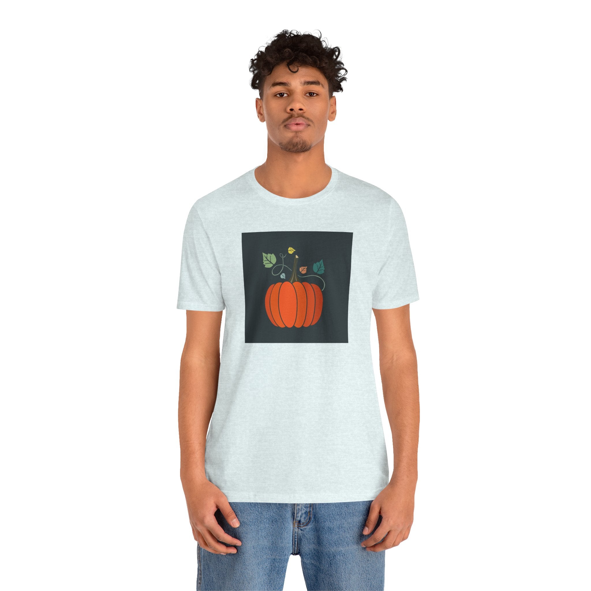 Pumpkin Illustration Tee — Autumn Pumpkin Graphic T-Shirt