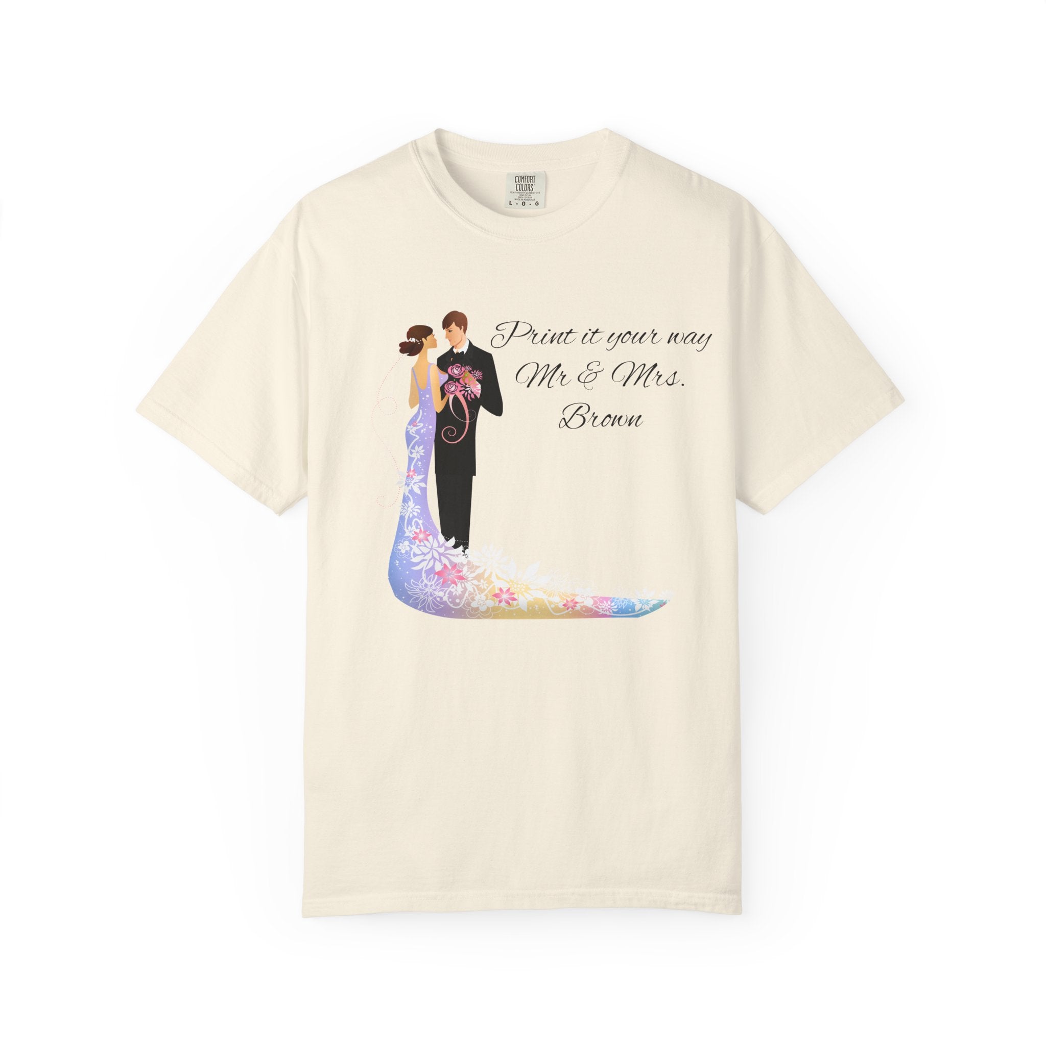 Wedding Couple T-Shirt — 'From This Moment Mr. & Mrs.' Bridal Tee