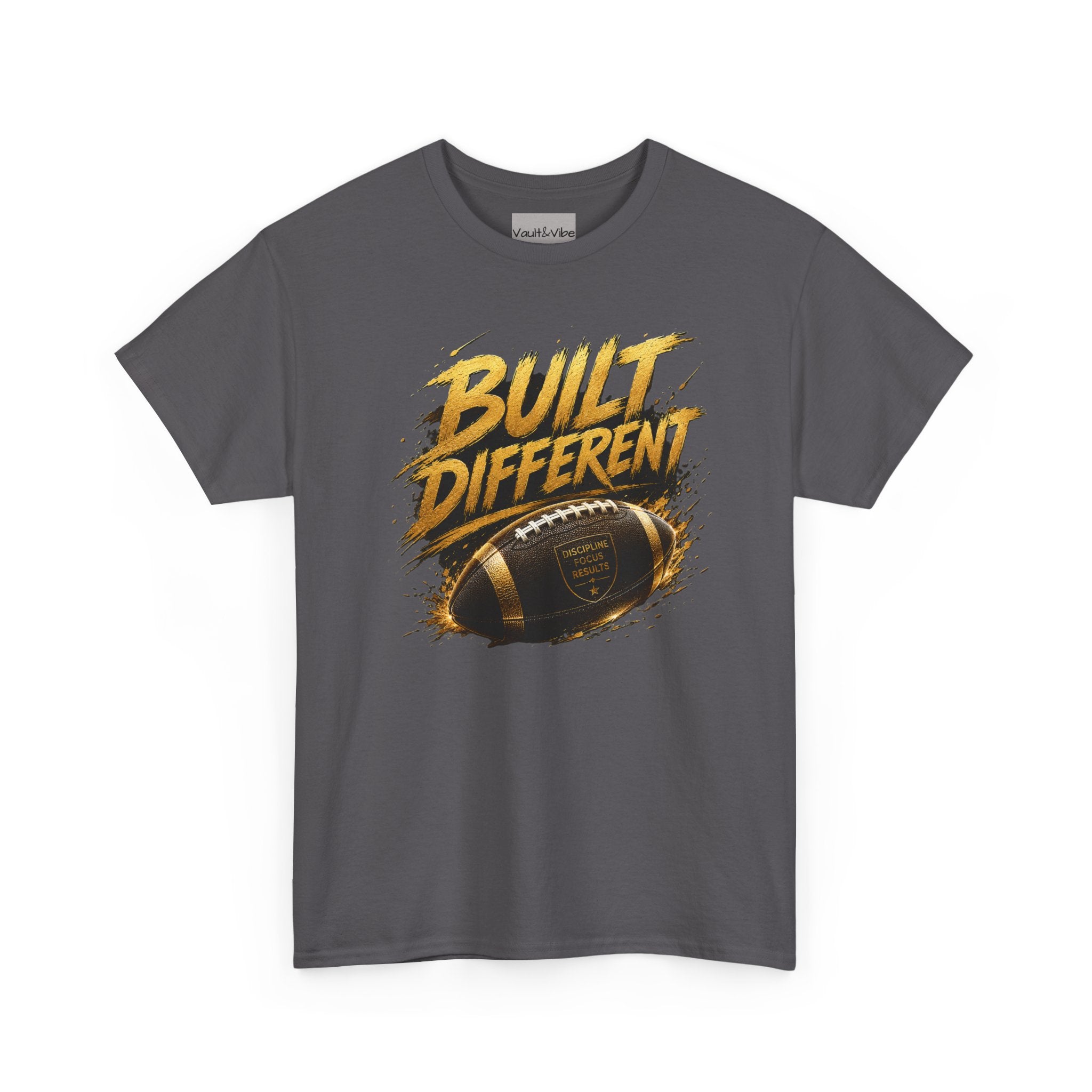 Built Different Football T-Shirt — "Built Different" Graphic Tee for Football Fans
