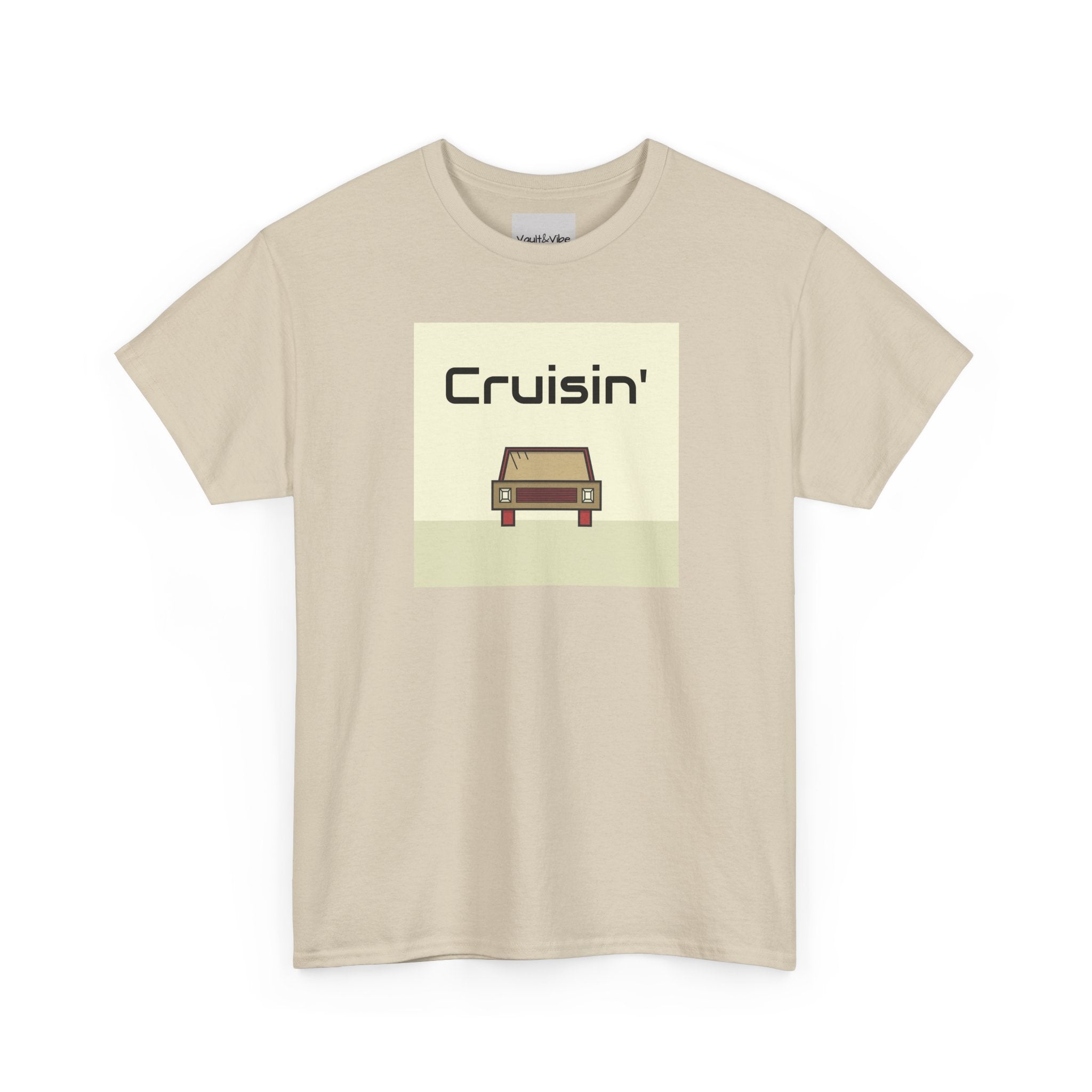 Cruisin' Vintage Car Tee — Retro Road Trip Graphic T-Shirt