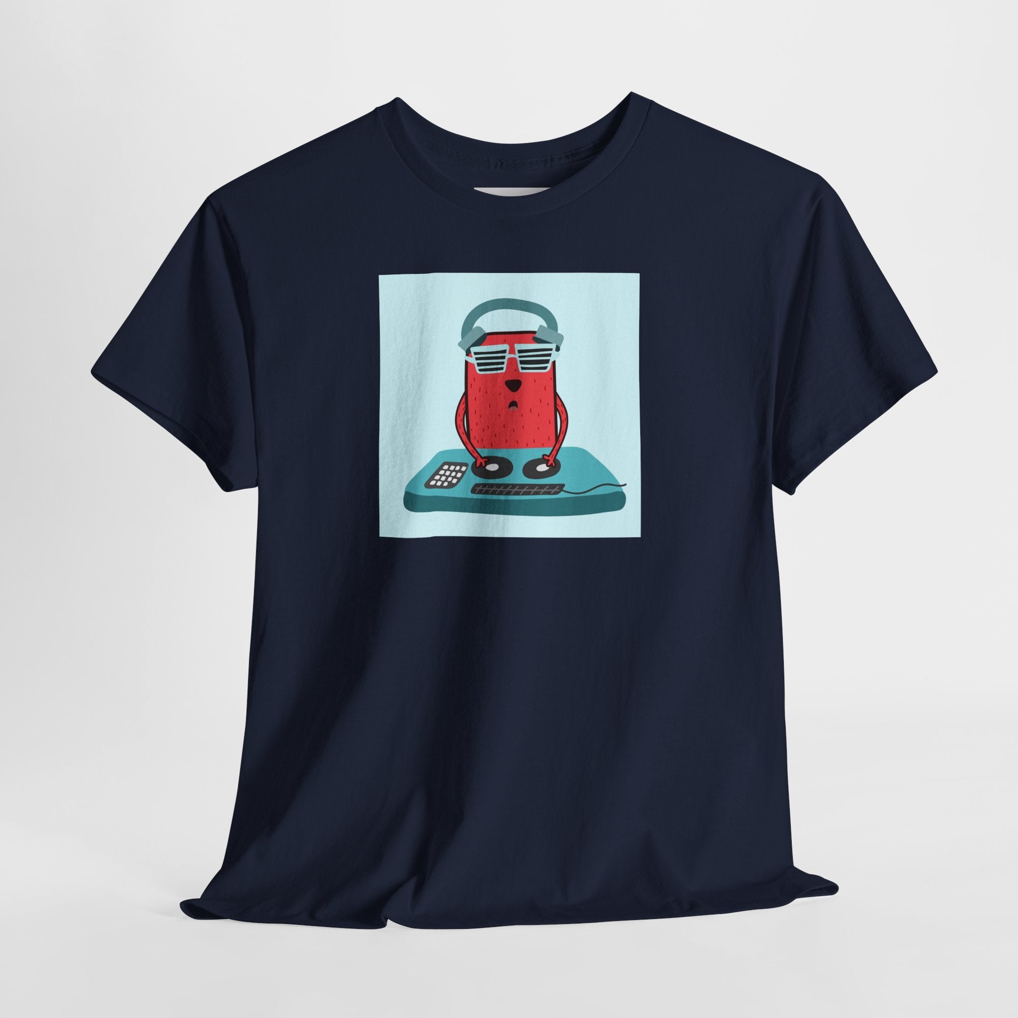 Retro Gamer Cat T-Shirt — Cute Cat with Headphones & Game Controller Tee