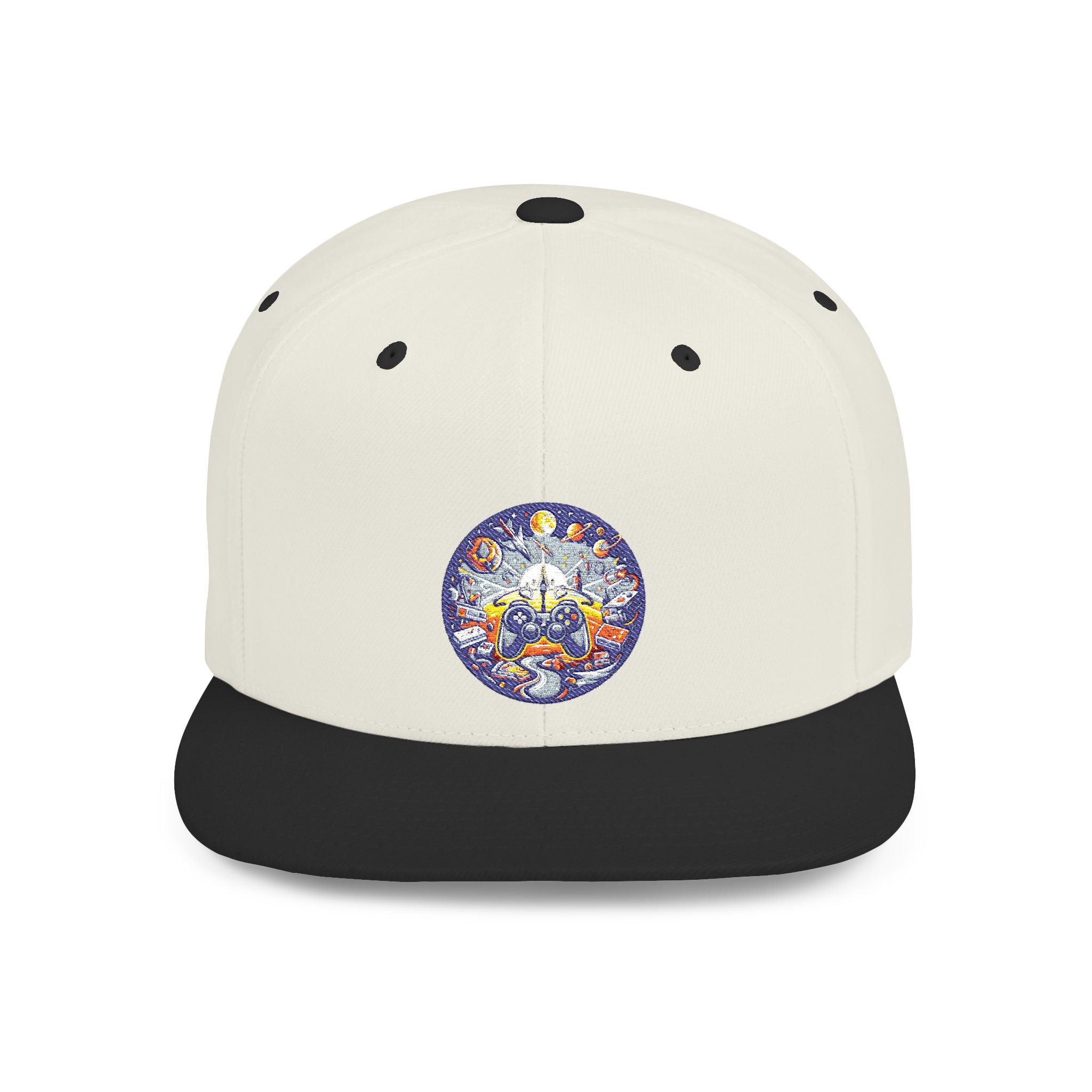 Embroidered Cosmic Gamer Snapback Hat