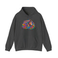 Colorful Horse Hoodie — Vibrant Rainbow Horse Graphic "Live Wild" Sweatshirt