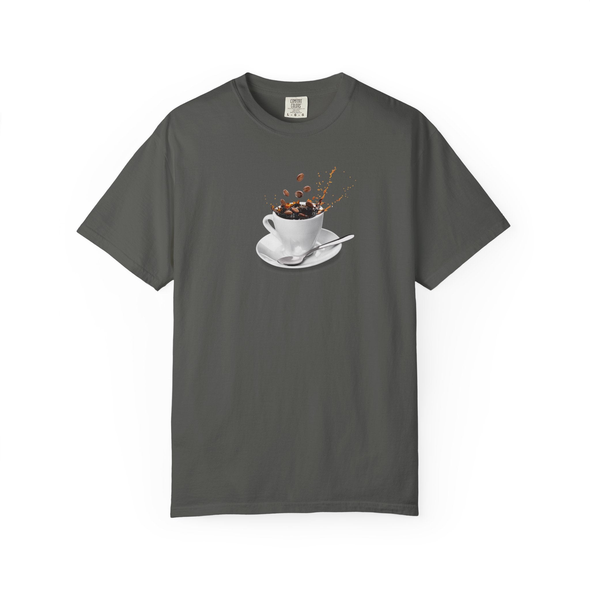 Coffee Splash T-Shirt — Espresso Cup Splash Graphic Tee