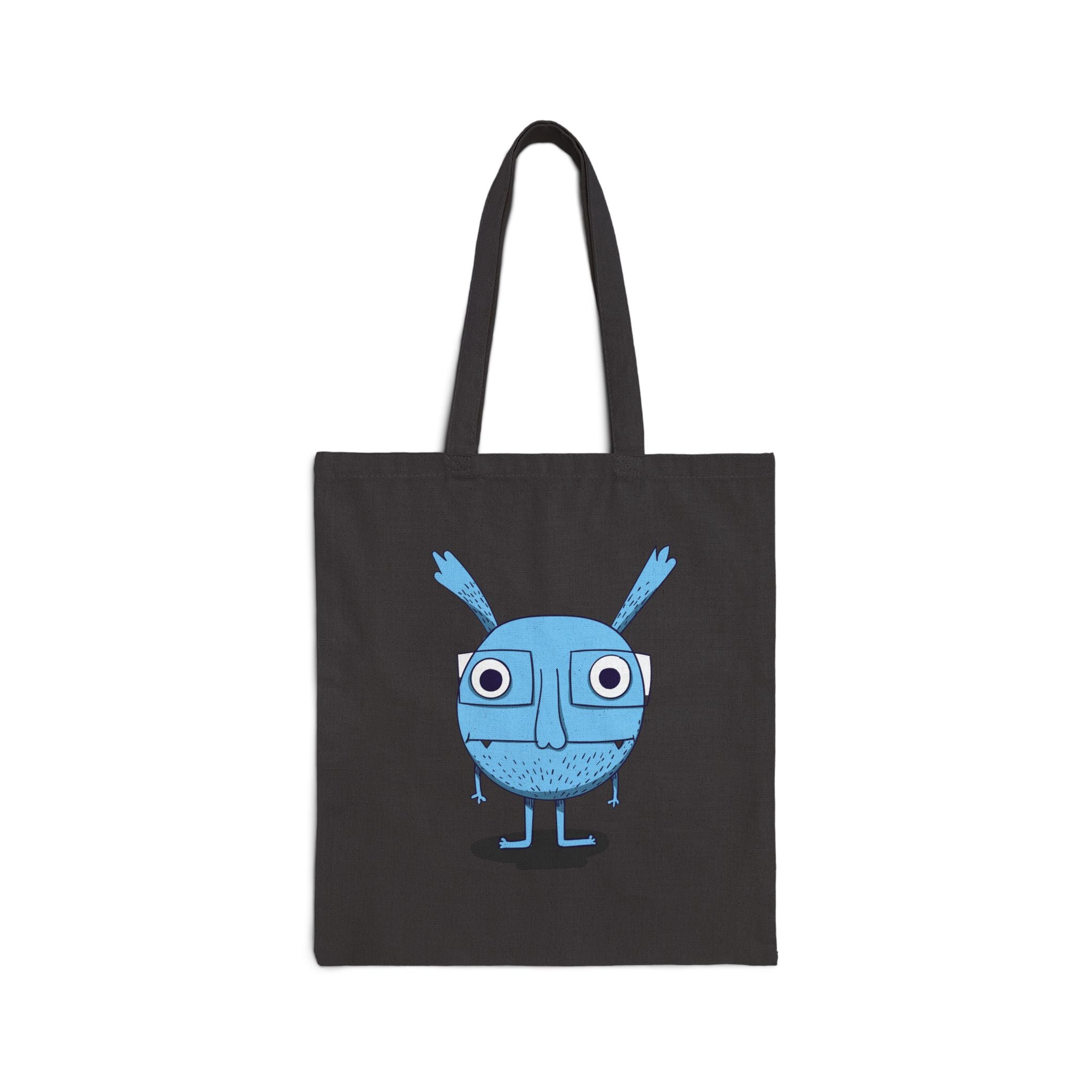 Blue Whimsical Monster Tote Bag