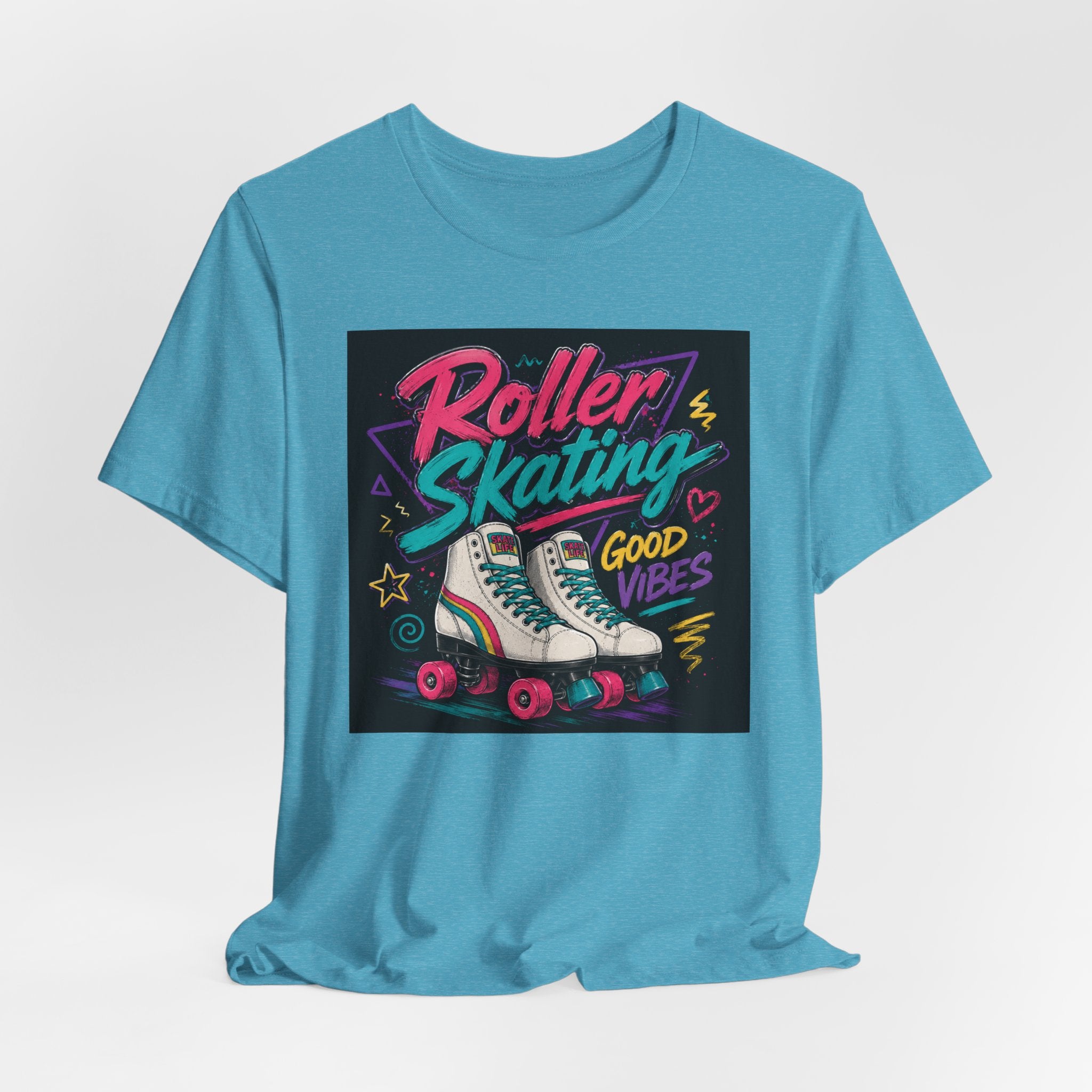 Roller Skating Good Vibes Tee