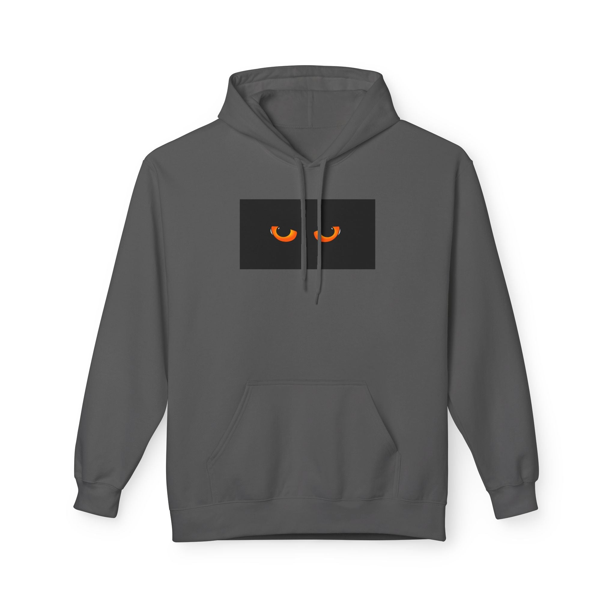 Hoodie - Peeking Cat Eyes Graphic Pullover
