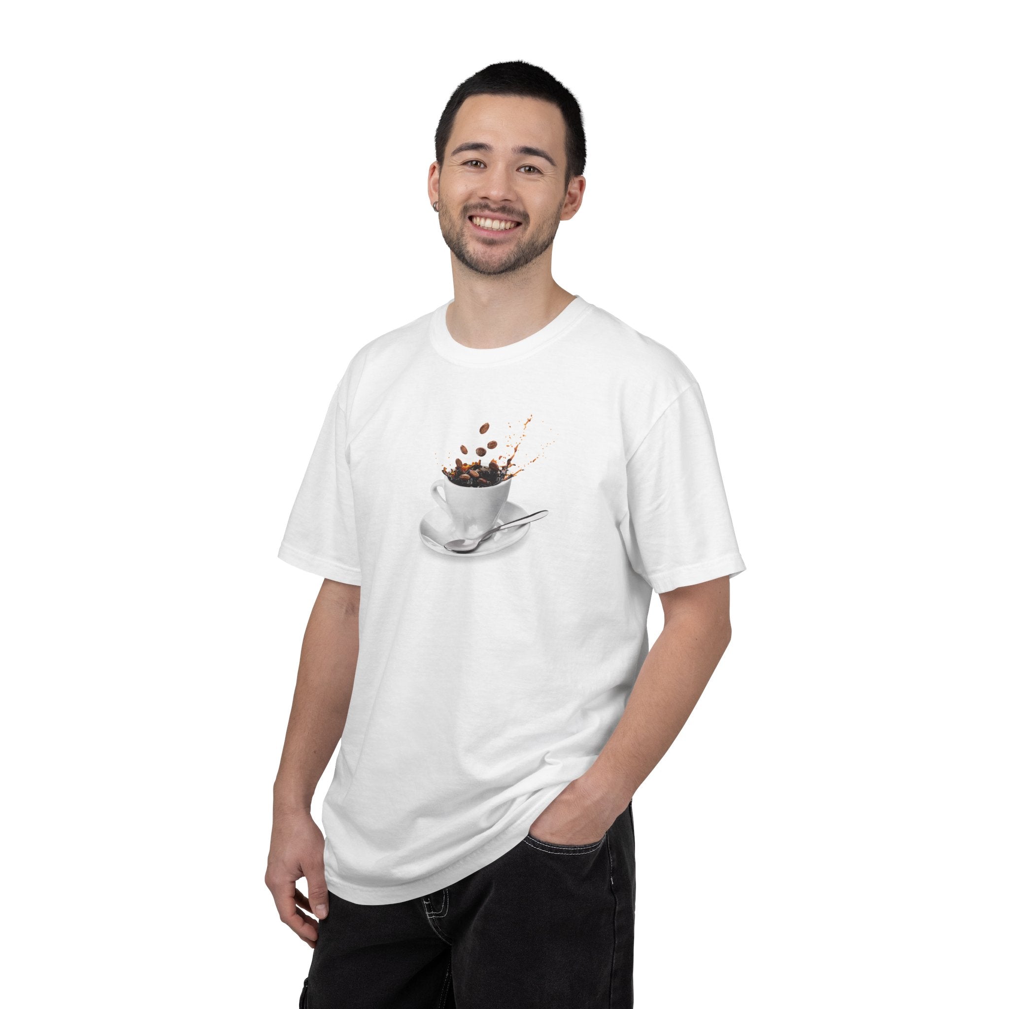 Coffee Splash T-Shirt — Espresso Cup Splash Graphic Tee