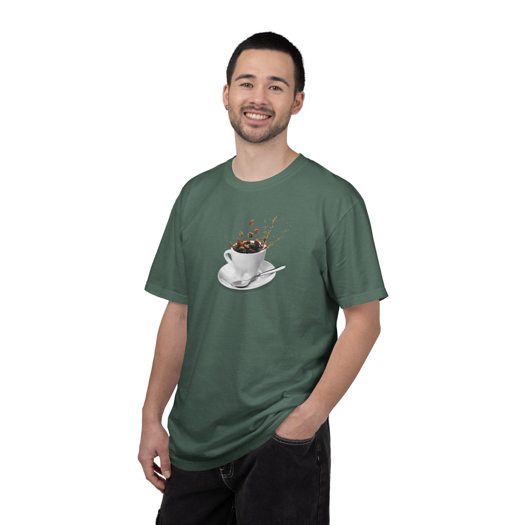 Coffee Splash T-Shirt — Espresso Cup Splash Graphic Tee