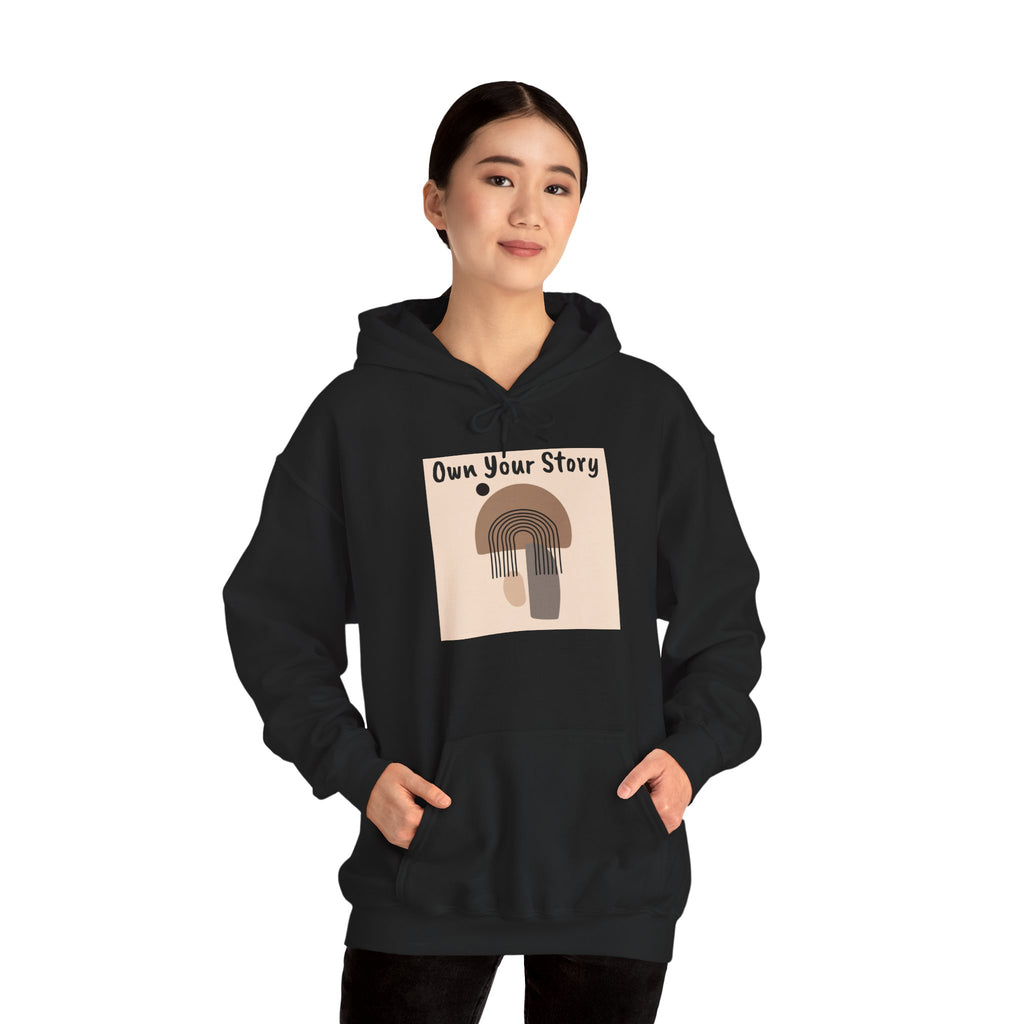 Own Your Story Hoodie — Inspirational Retro Arch Graphic Sweatshirt