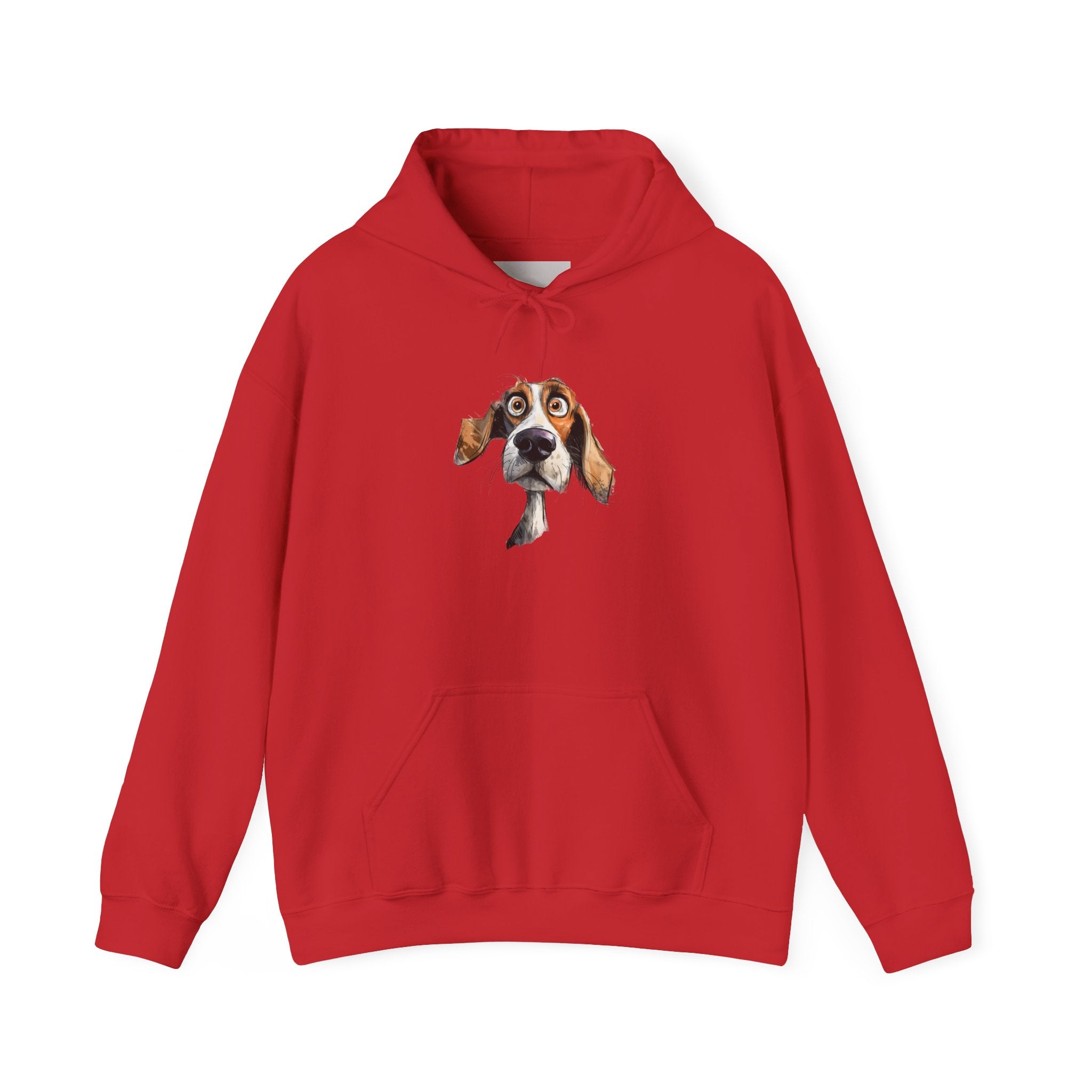 Basset Hound Portrait Hoodie - Cute Dog Face Pullover