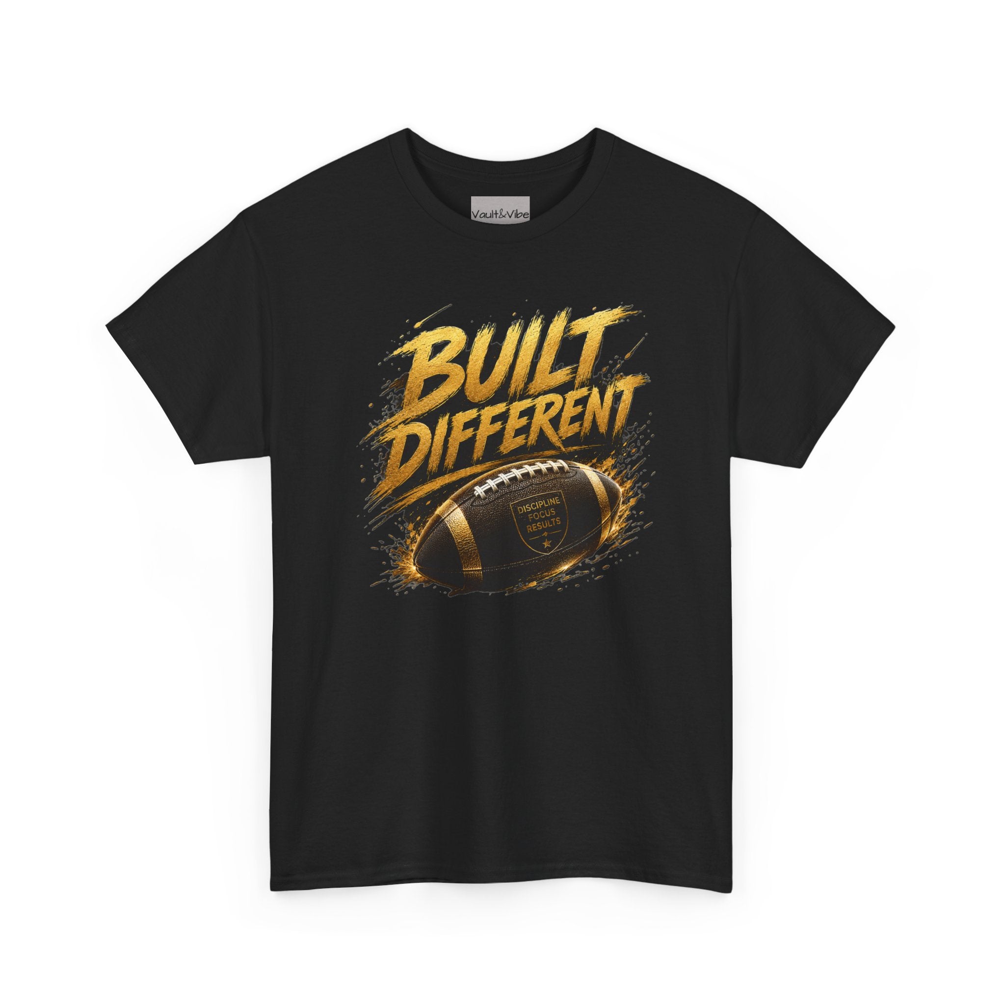 Built Different Football T-Shirt — "Built Different" Graphic Tee for Football Fans