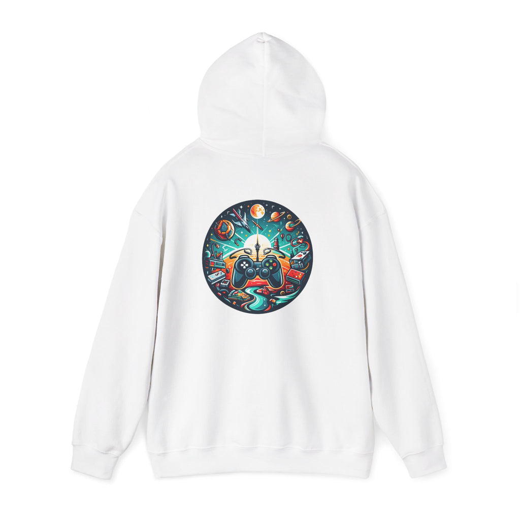 Hoodie — Retro Gaming Galaxy Graphic Pullover