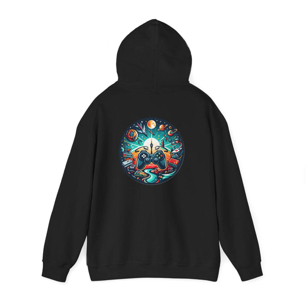 Hoodie — Retro Gaming Galaxy Graphic Pullover