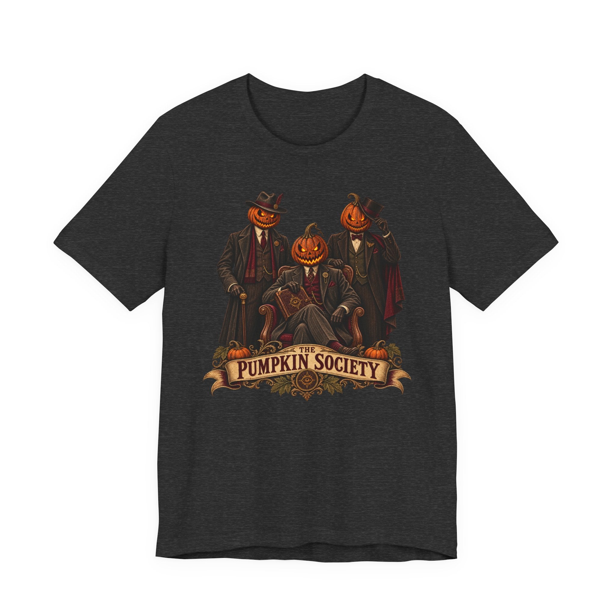 Pumpkin Society Tee — Vintage Halloween Pumpkin Head Shirt