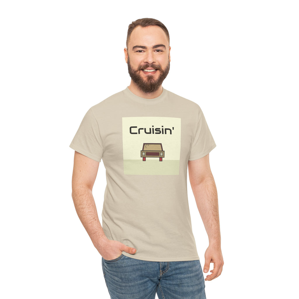 Cruisin' Vintage Car Tee — Retro Road Trip Graphic T-Shirt