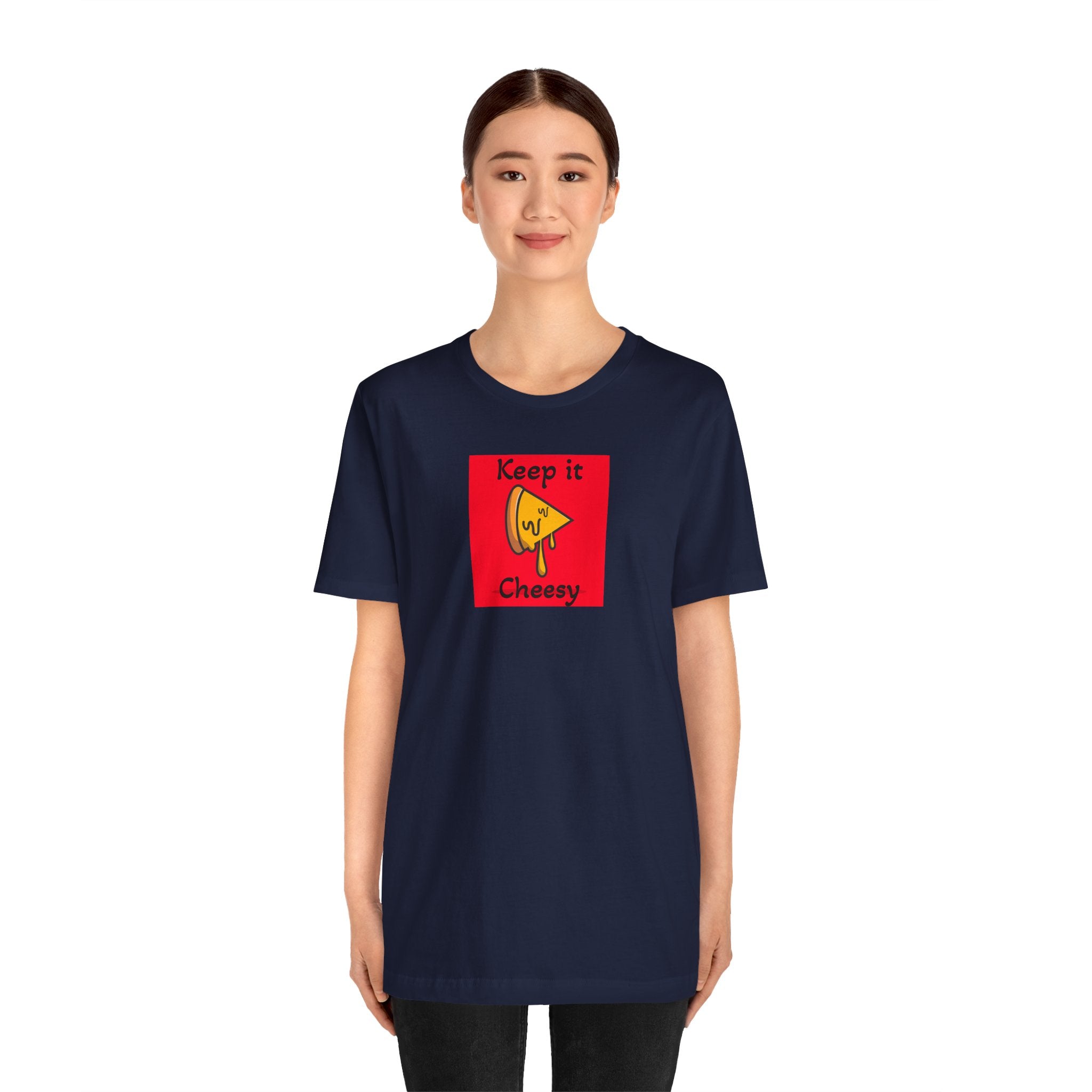 Keep It Cheesy T-Shirt — Funny Grilled Cheese Graphic Tee