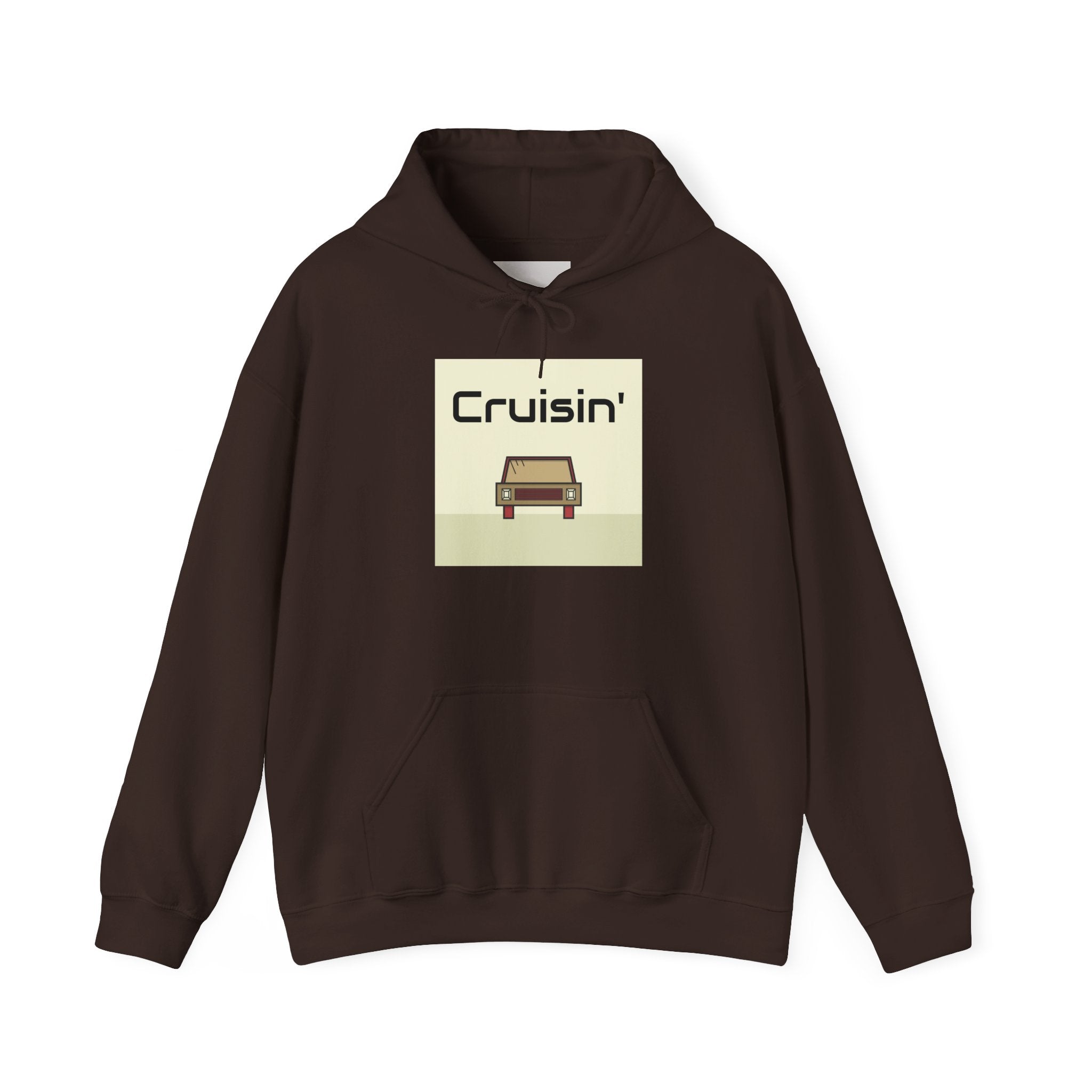 Cruisin' Retro Car Hoodie – Vintage Drive Graphic Sweatshirt