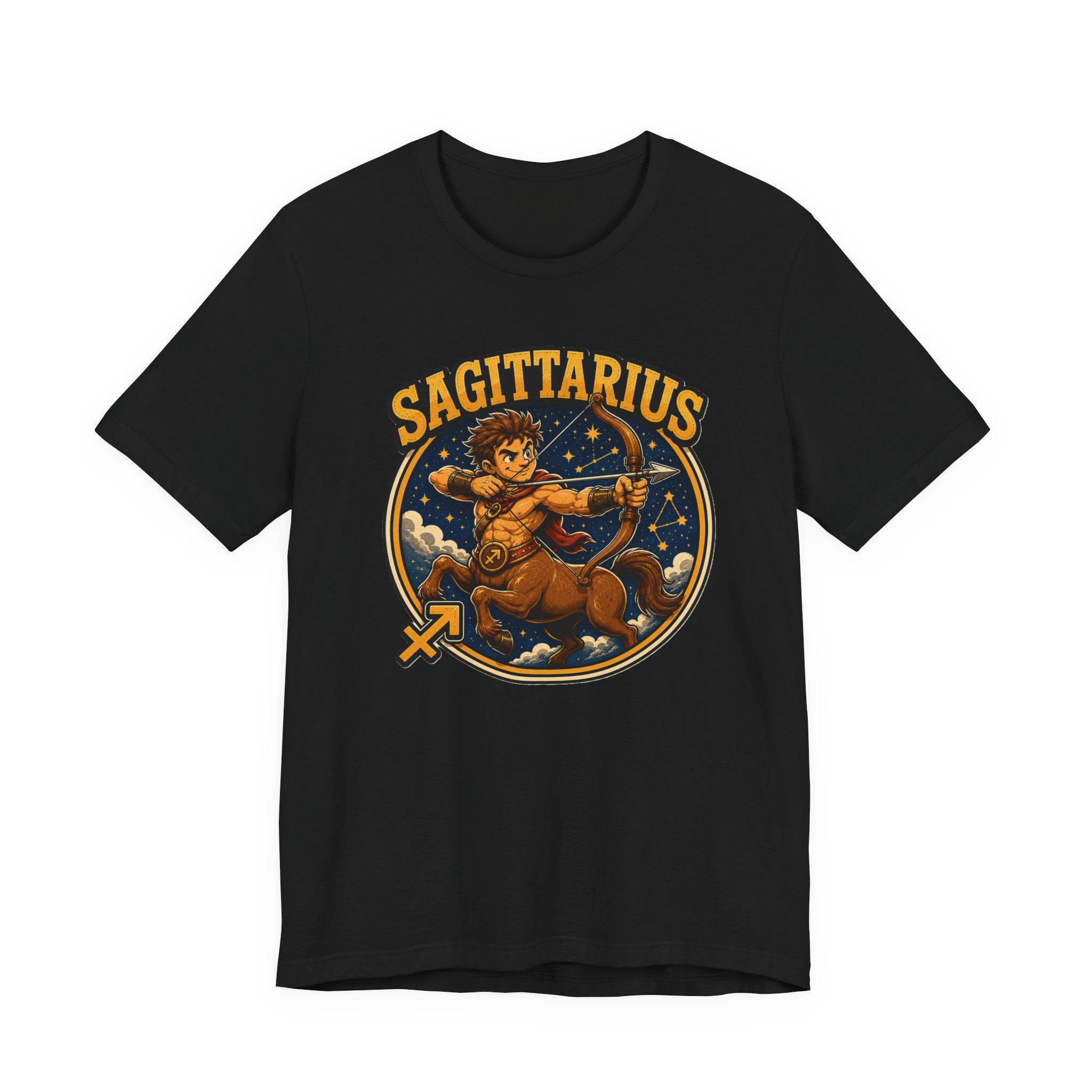 Sagittarius Zodiac T‑Shirt — Retro Archer Centaur Astrology Tee