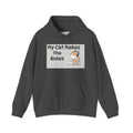 Cat Rules Hoodie — "My Cat Makes The Rules" Cute Cat Lover Pullover
