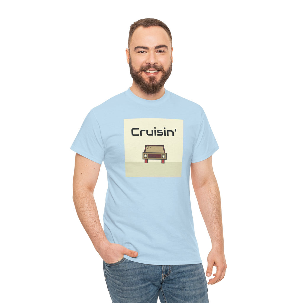 Cruisin' Vintage Car Tee — Retro Road Trip Graphic T-Shirt