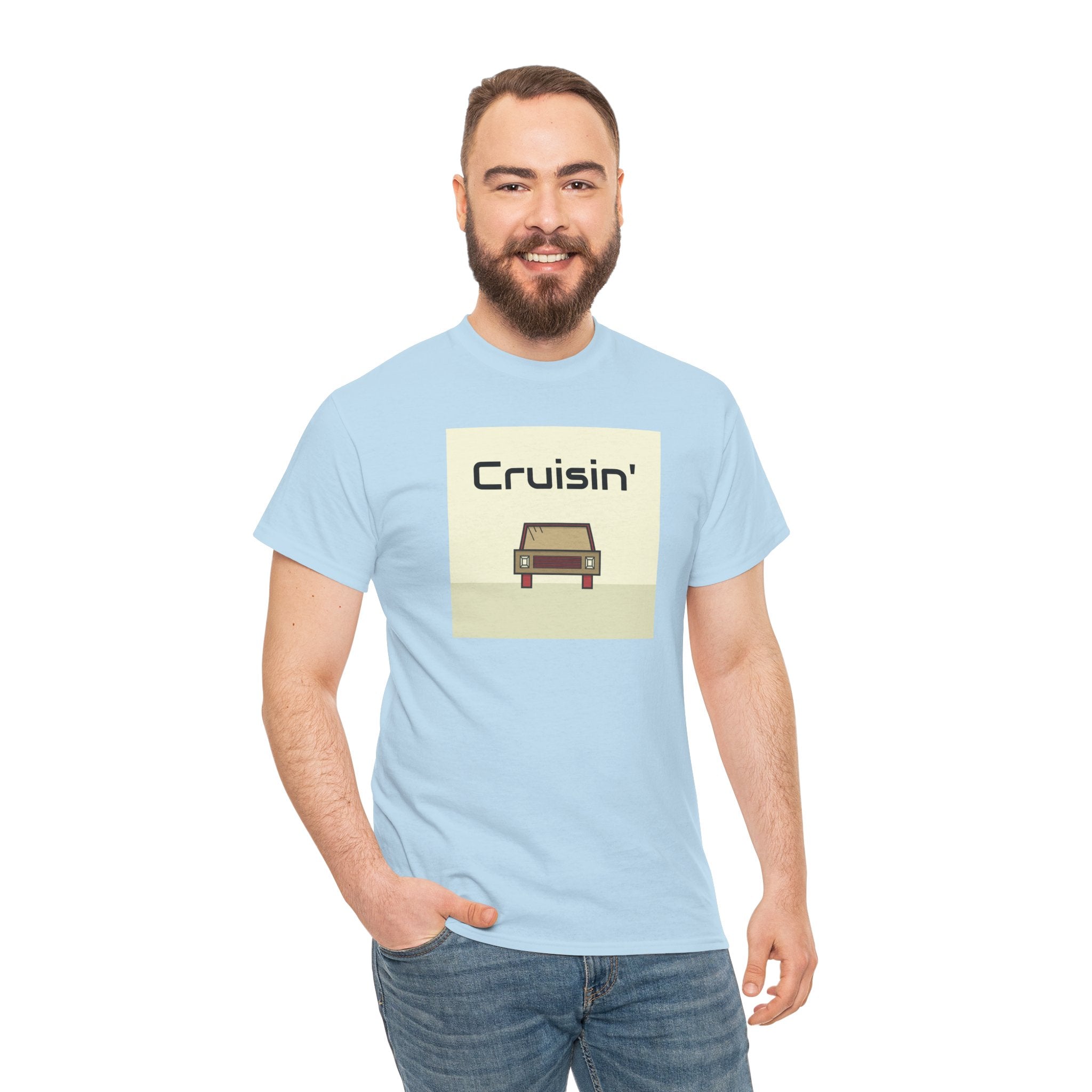 Cruisin' Vintage Car Tee — Retro Road Trip Graphic T-Shirt