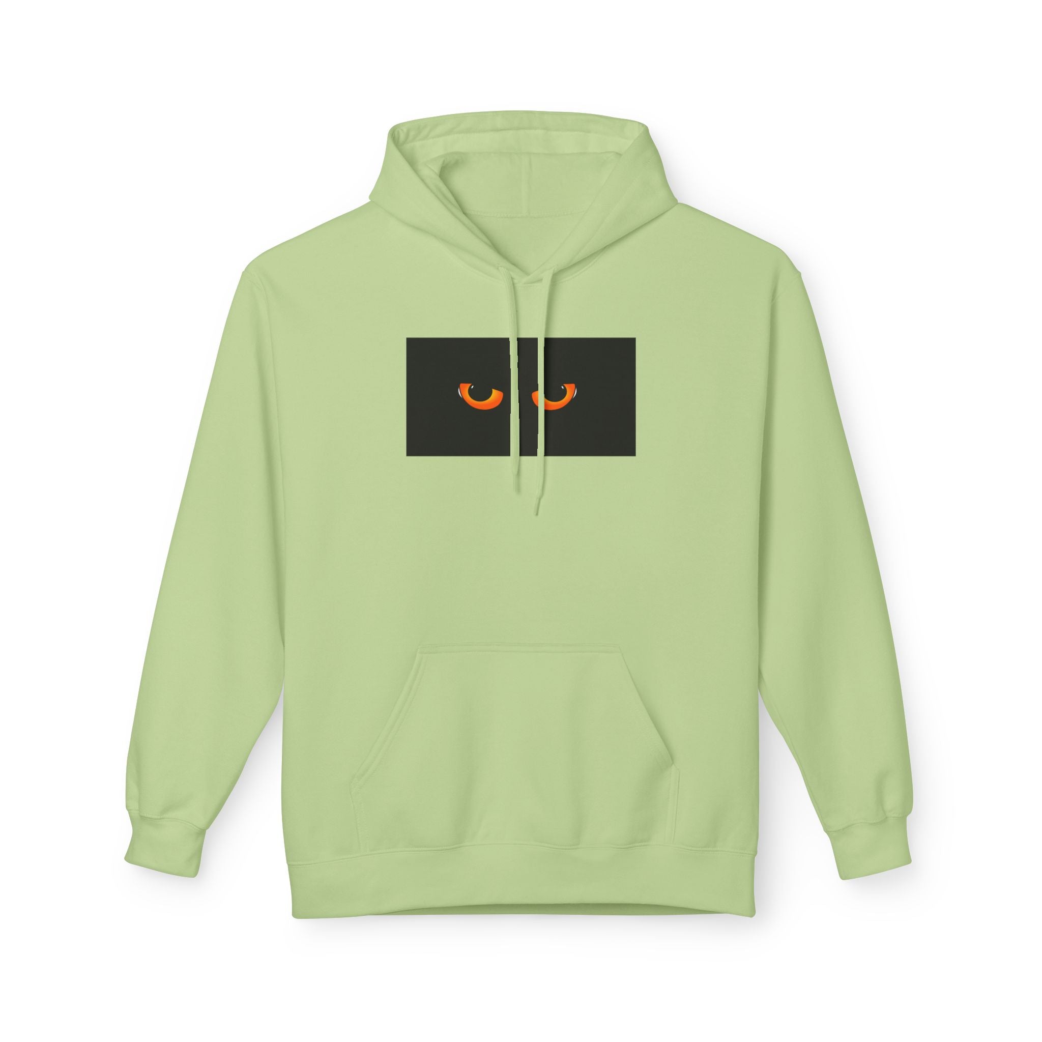 Hoodie - Peeking Cat Eyes Graphic Pullover