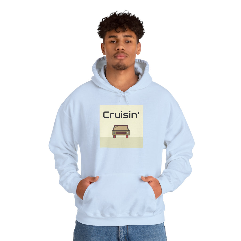 Cruisin' Retro Car Hoodie – Vintage Drive Graphic Sweatshirt