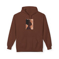 Minimalist Abstract Portrait Hoodie — Afrocentric Silhouette Graphic