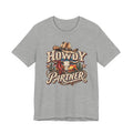 Howdy Partner Cowboy T‑Shirt - Western Skull & Sunset Graphic Tee