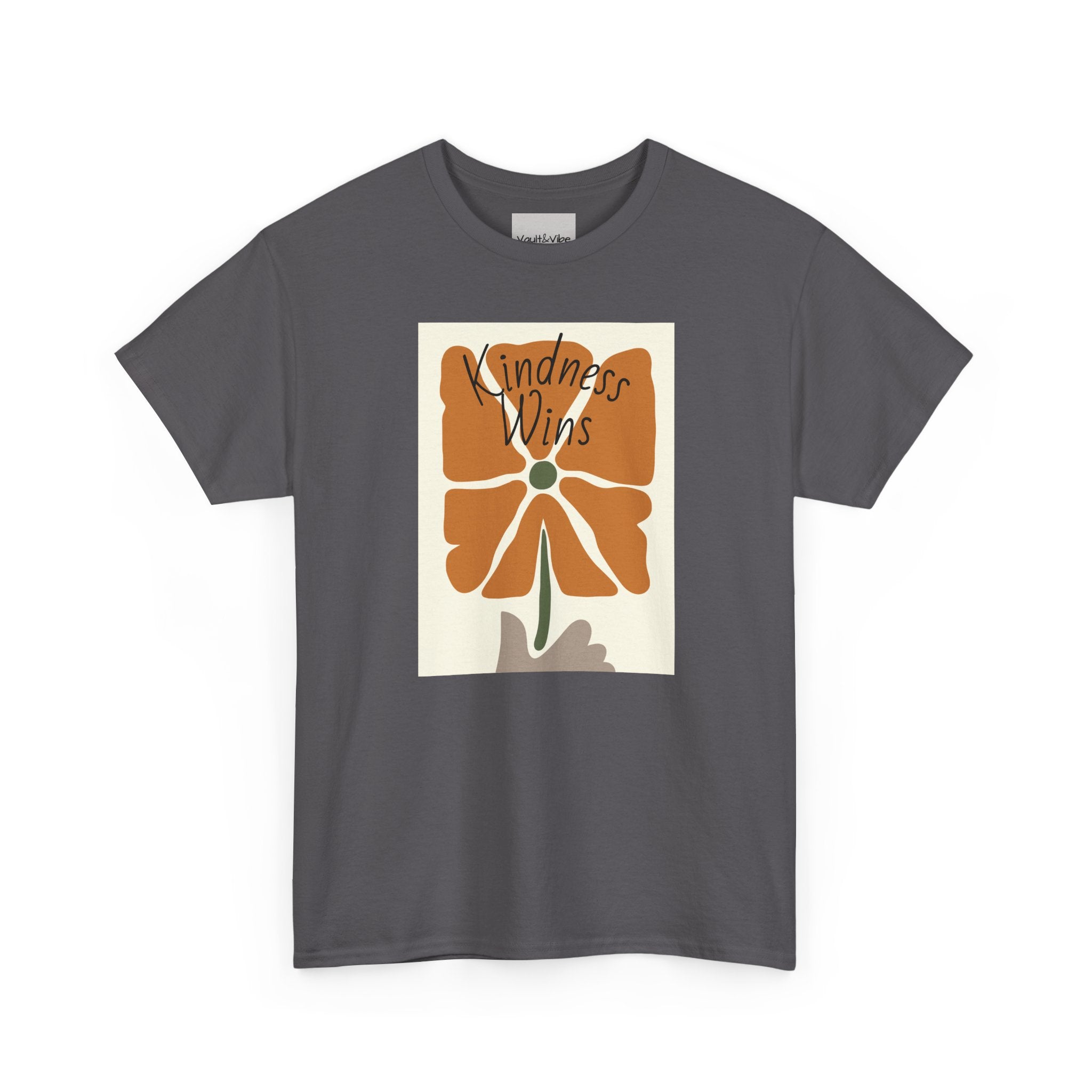 Kindness Wins T‑Shirt — Retro Floral Graphic Tee