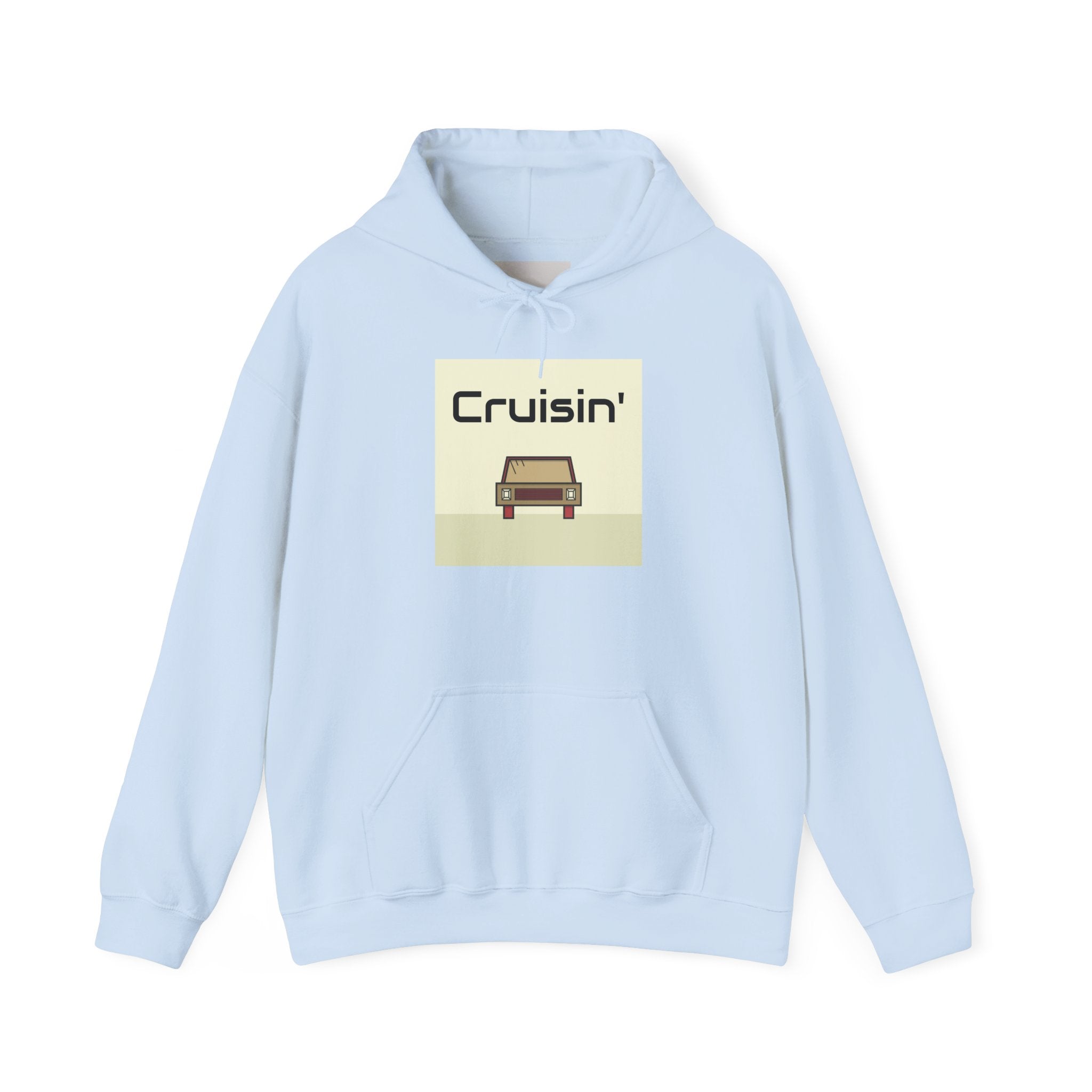 Cruisin' Retro Car Hoodie – Vintage Drive Graphic Sweatshirt