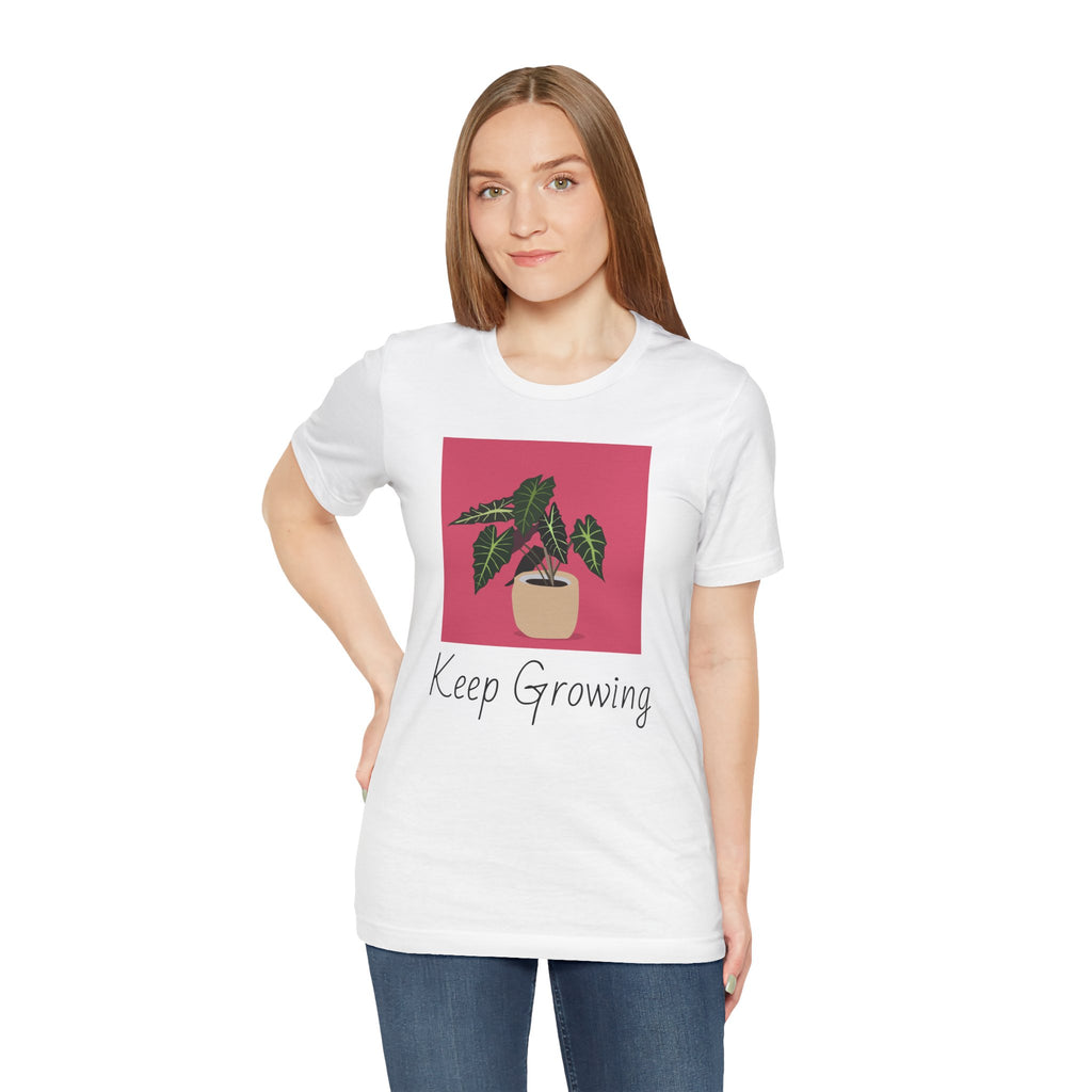 Keep Growing Plant Tee — Botanical Graphic T‑Shirt