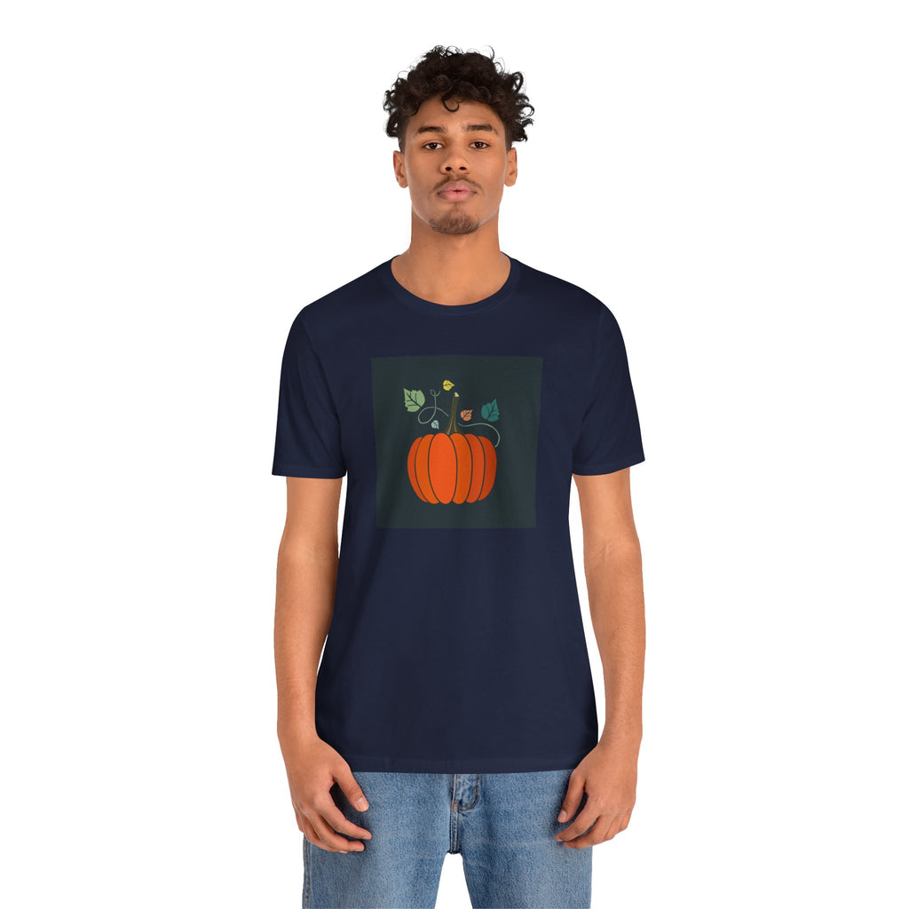 Pumpkin Illustration Tee — Autumn Pumpkin Graphic T-Shirt