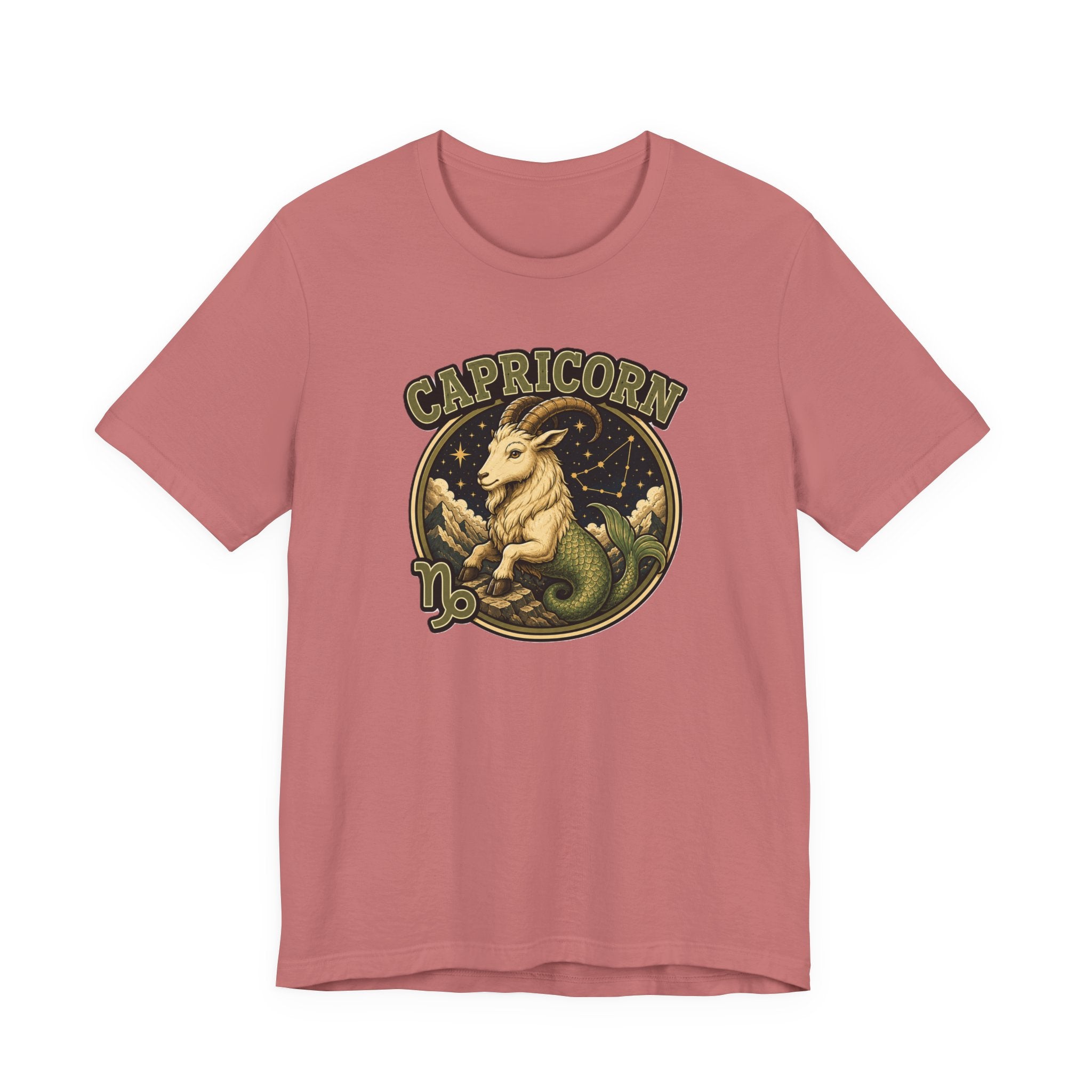 Capricorn Zodiac T‑Shirt – Vintage Goat Astrology Tee