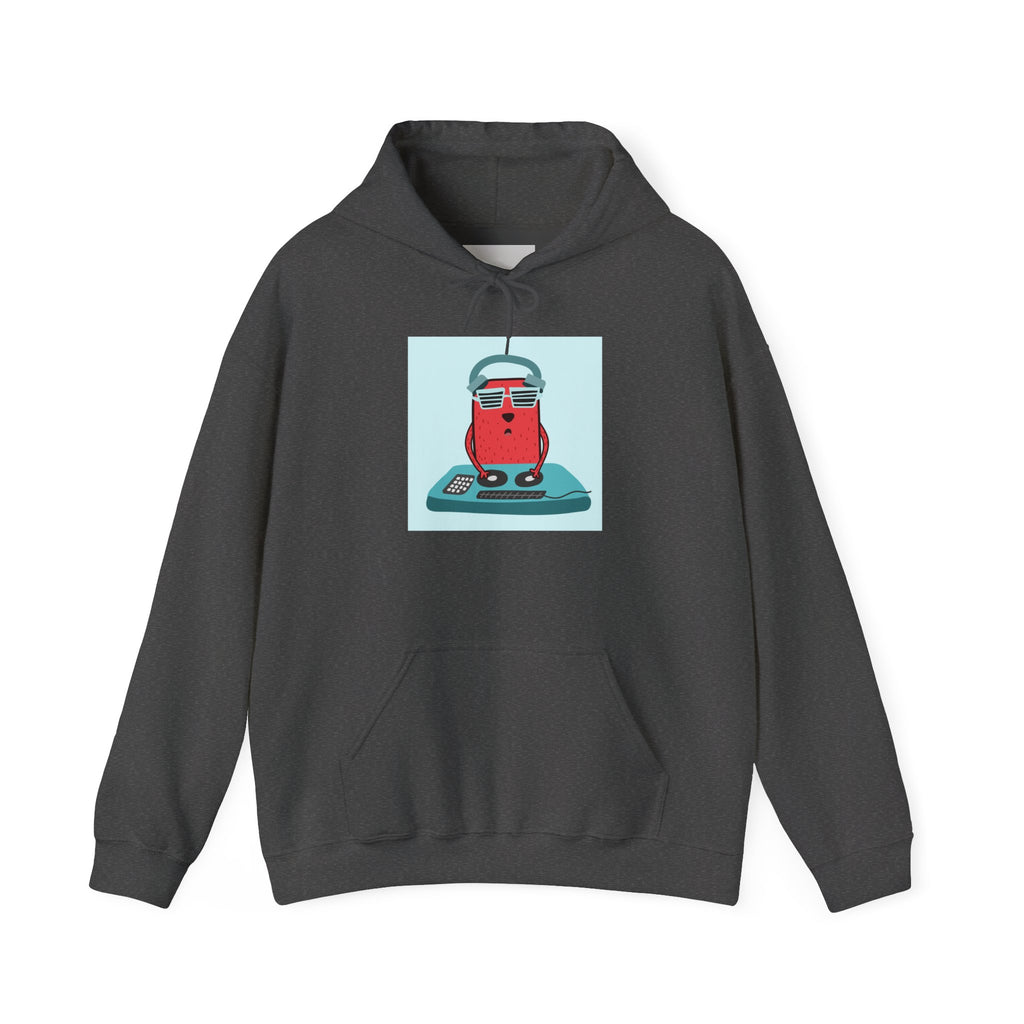 Hoodie — Retro Dj Character Graphic Hoodie