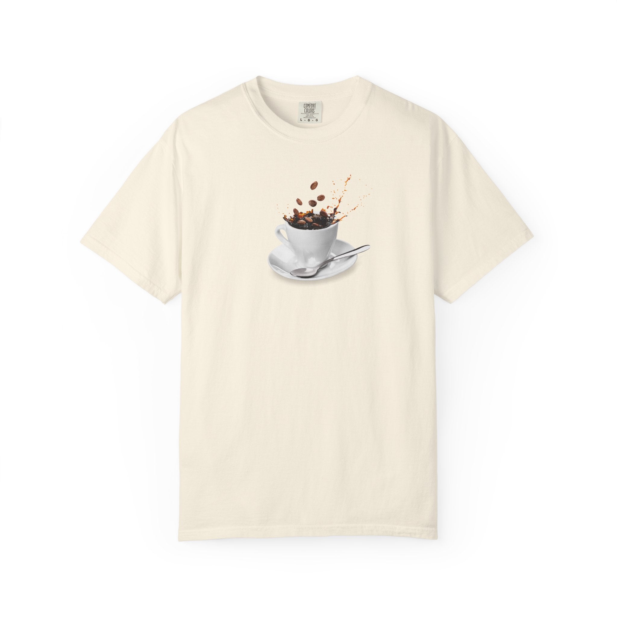 Coffee Splash T-Shirt — Espresso Cup Splash Graphic Tee