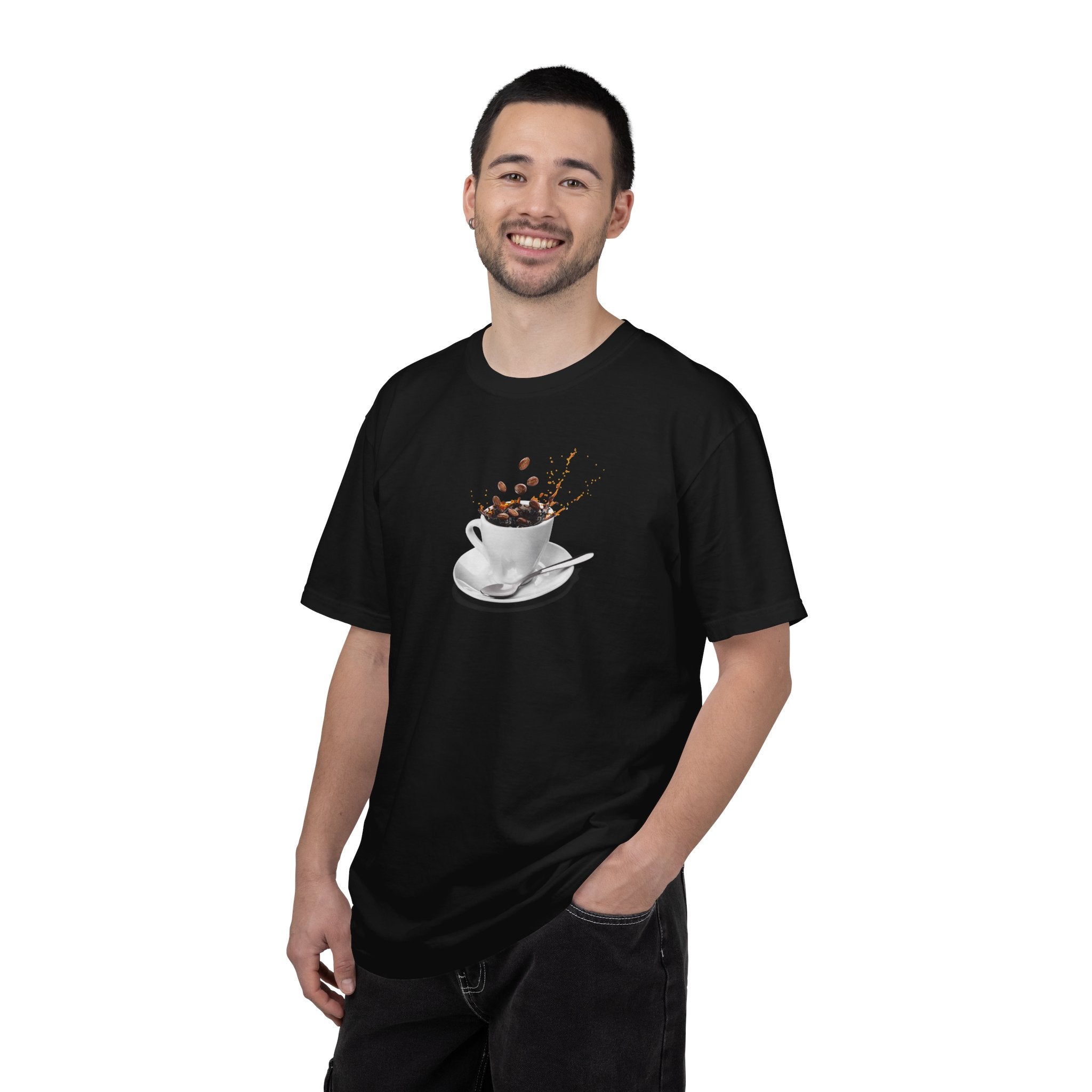 Coffee Splash T-Shirt — Espresso Cup Splash Graphic Tee