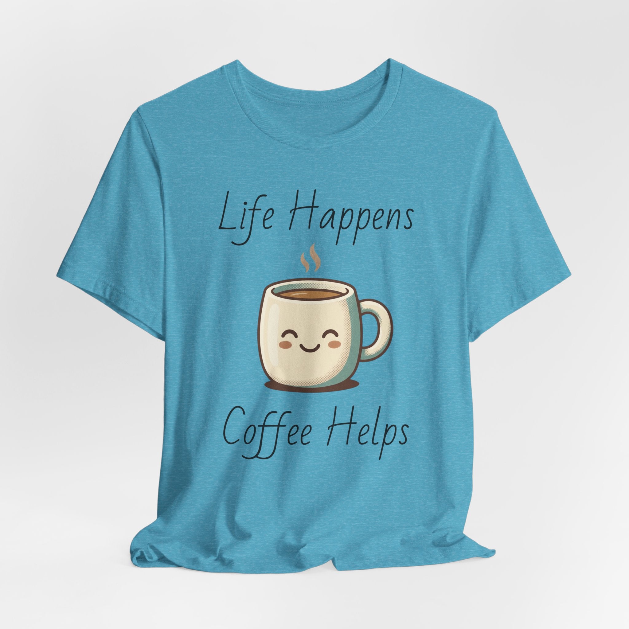 Coffee Cup Tee — Cute Steaming Coffee Graphic T-Shirt