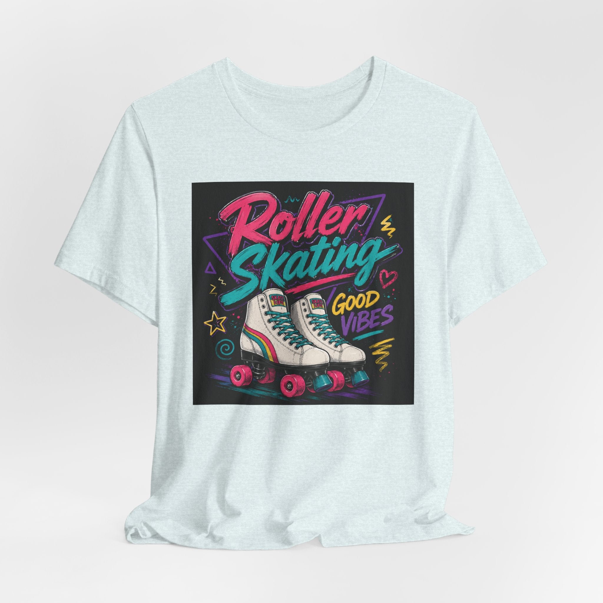 Roller Skating Good Vibes Tee