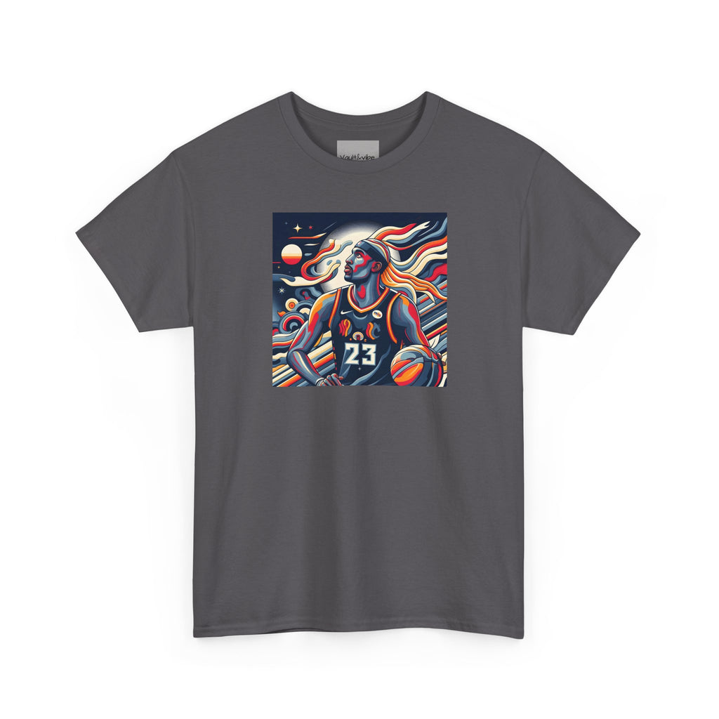 Basketball Art Tee — Abstract Player Illustration ("23")